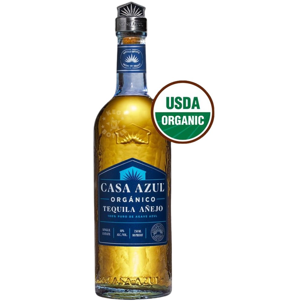 Casa Azul Organic Anejo Tequila (750 mL) | Keg N Bottle