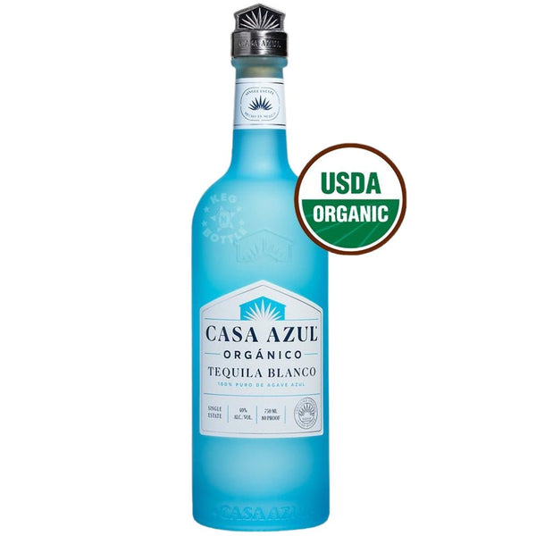 Casa Azul Organic Blanco Tequila 750ml | USDA Organic 100% Blue