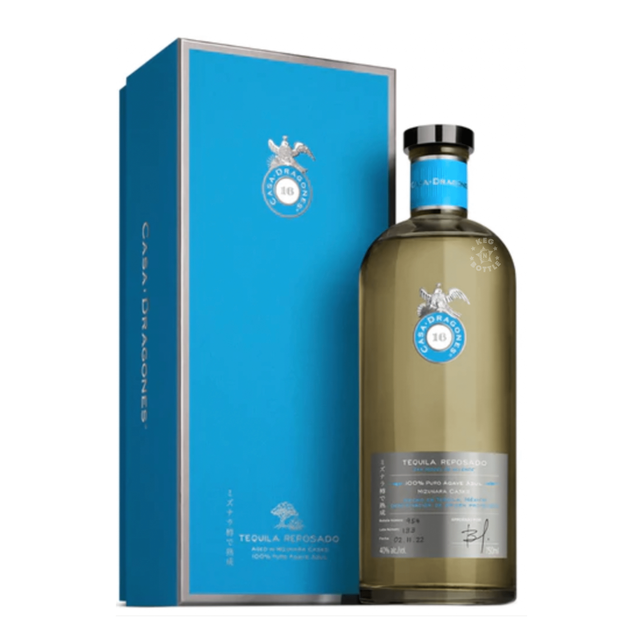 Casa Dragones Reposado Mizunara Tequila (750 ml) | Keg N Bottle