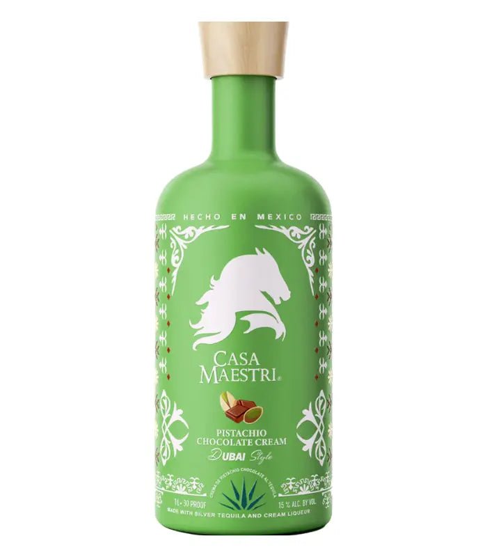 Casa Maestri Pistachio Chocolate Cream Dubai Style Liqueur (750mL) | Keg N Bottle