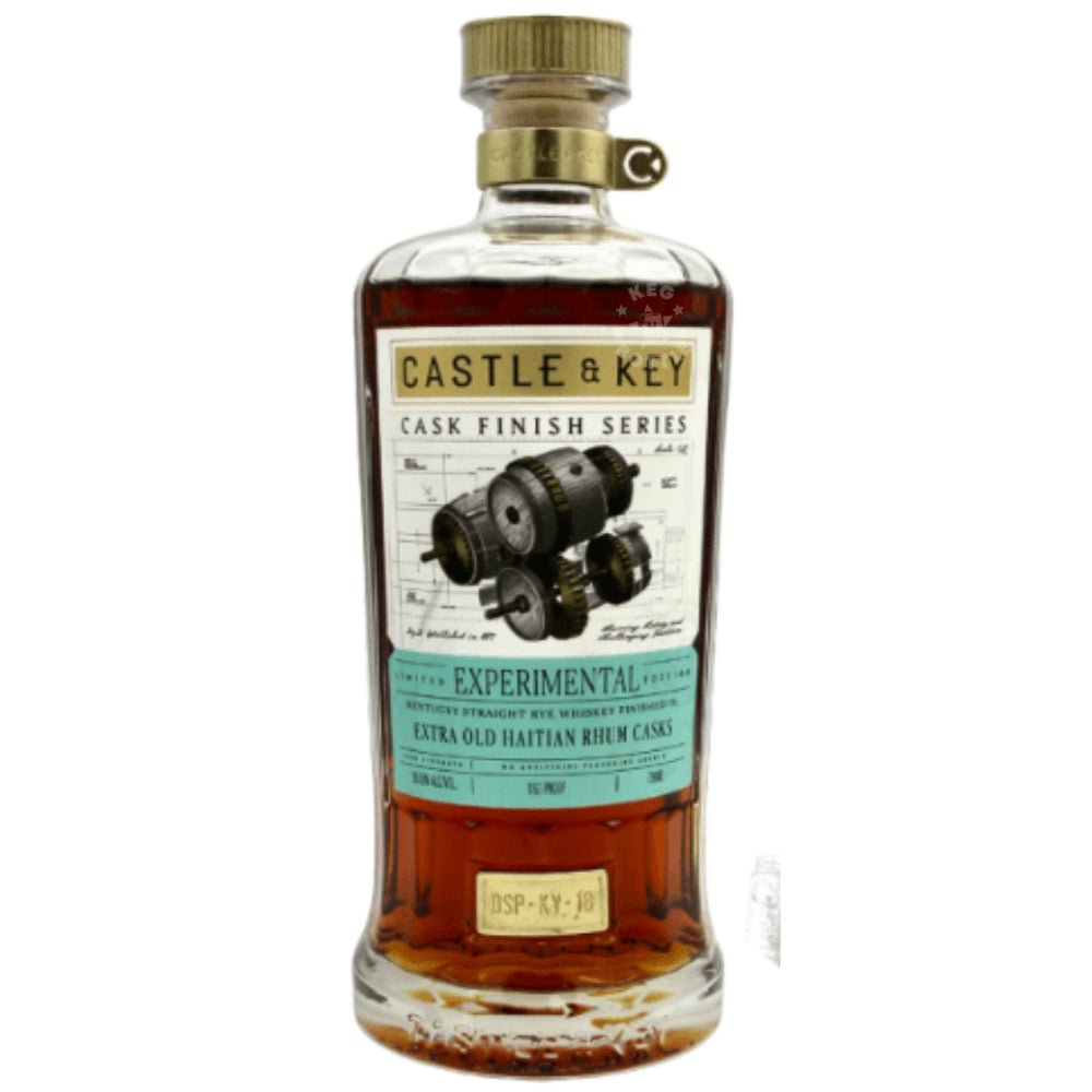 Castle & Key Experimental Rye Extra Old Haitian Rhum Barrel Finish Rye Whiskey (750mL) | Keg N Bottle