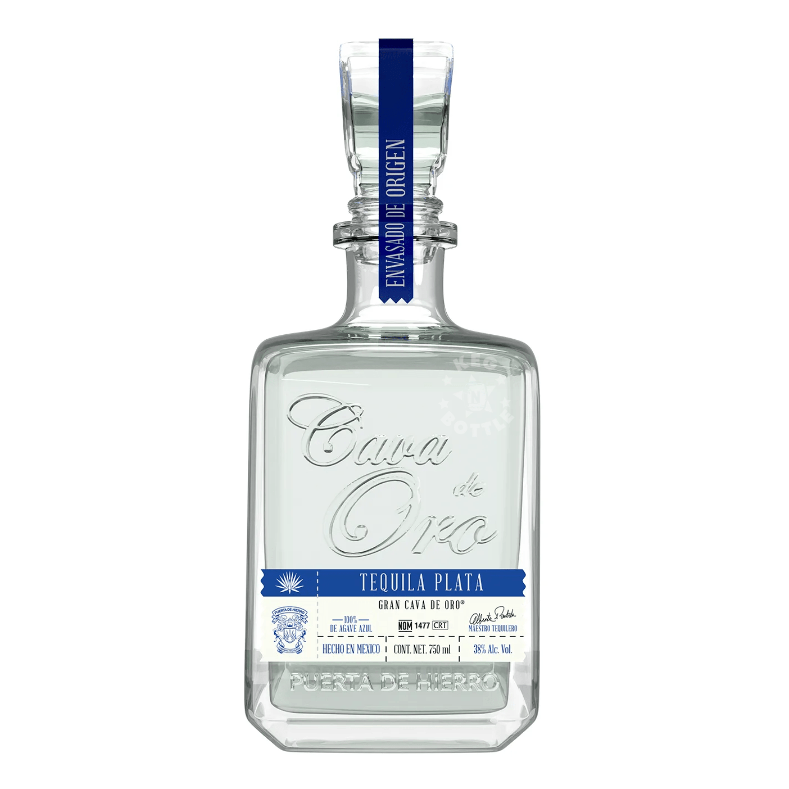 Cava De Oro Plata Tequila (750 ml) | Keg N Bottle