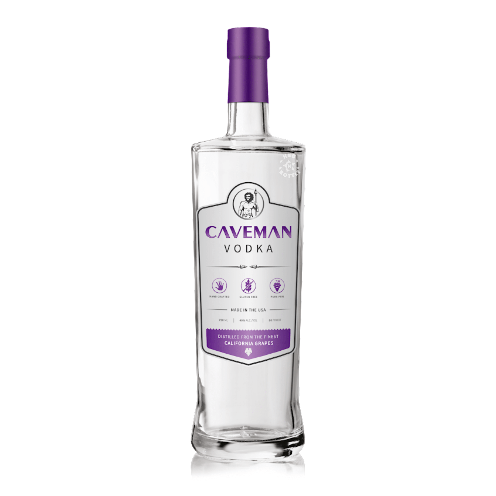 Caveman Vodka (750 ml) | Keg N Bottle