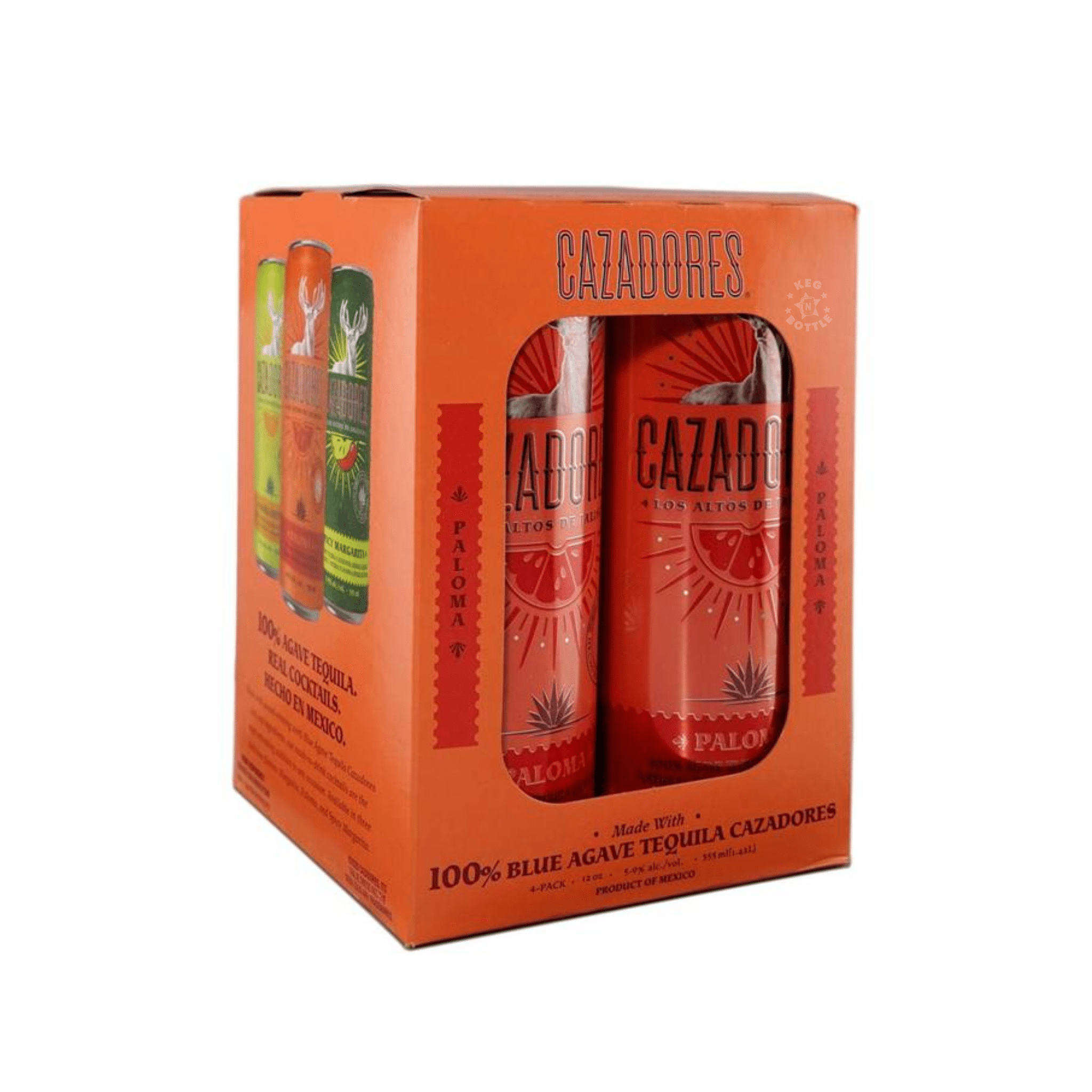 Cazadores Paloma Cocktail (4 Pack) - Keg N Bottle
