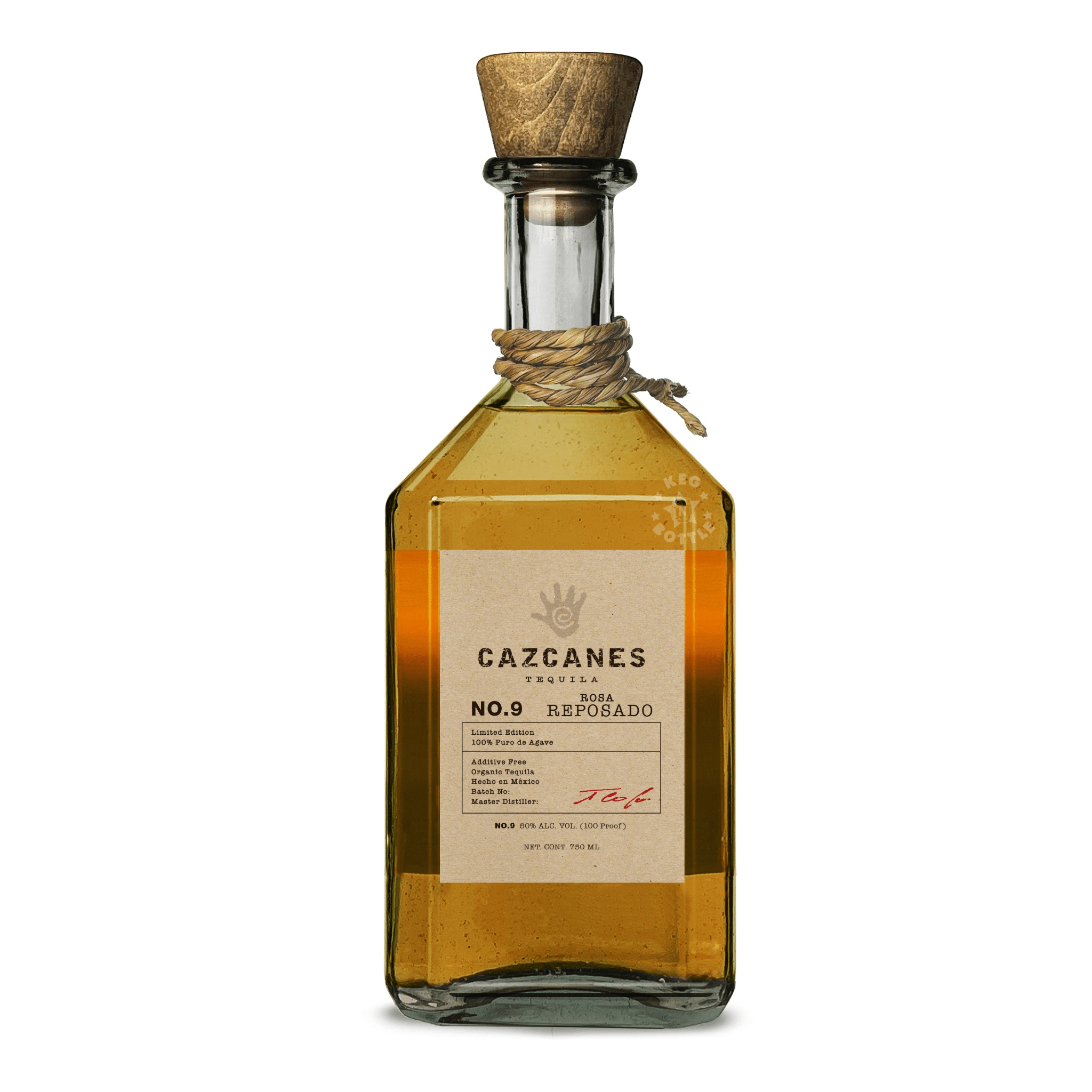 Cazcanes No.9 Rosa Reposado Tequila (750mL) - Keg N Bottle