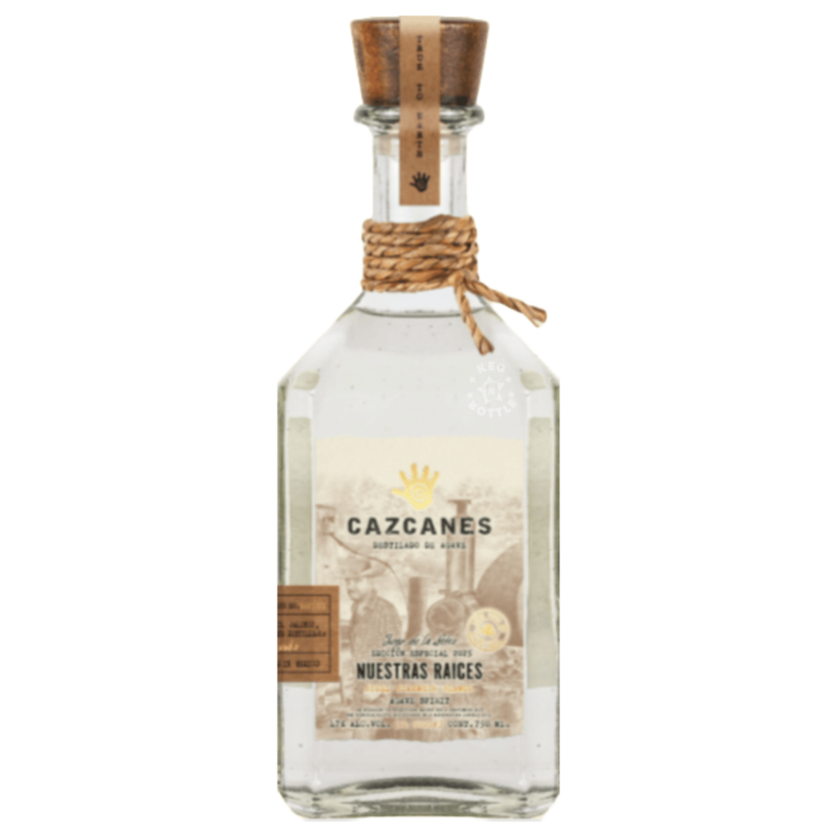 Cazcanes Nuestras Raíces – Destilado de Agave (750 ml) | Keg N Bottle