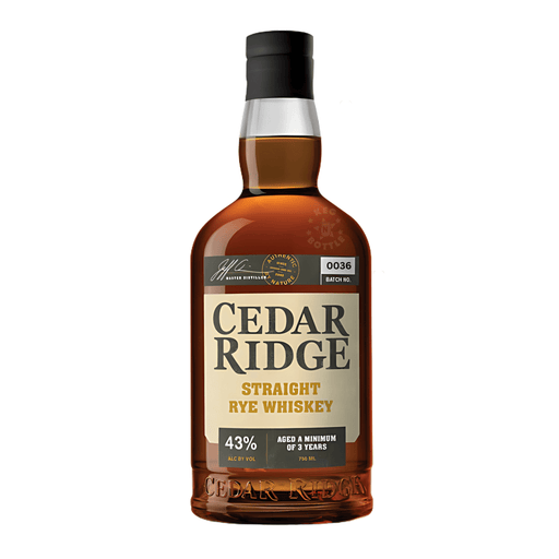 Cedar Ridge Straight Rye Whiskey (750 ml) - Keg N Bottle