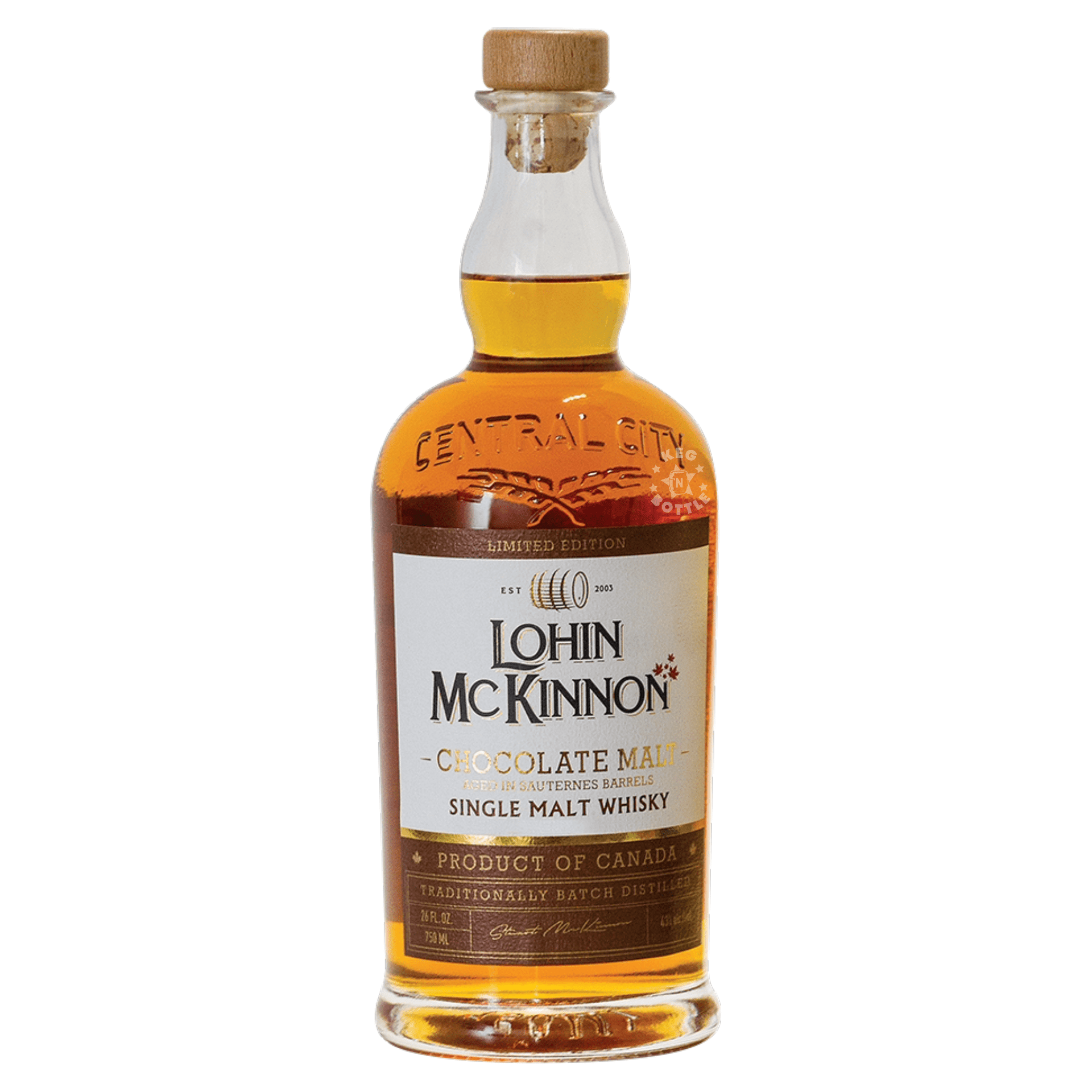 Central City Lohin McKinnon Chocolate Single Malt Whisky (750 ml