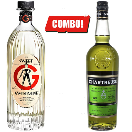 Chartreuse Green Liqueur & Gin Combo Pack (2x750ml) | Keg N Bottle