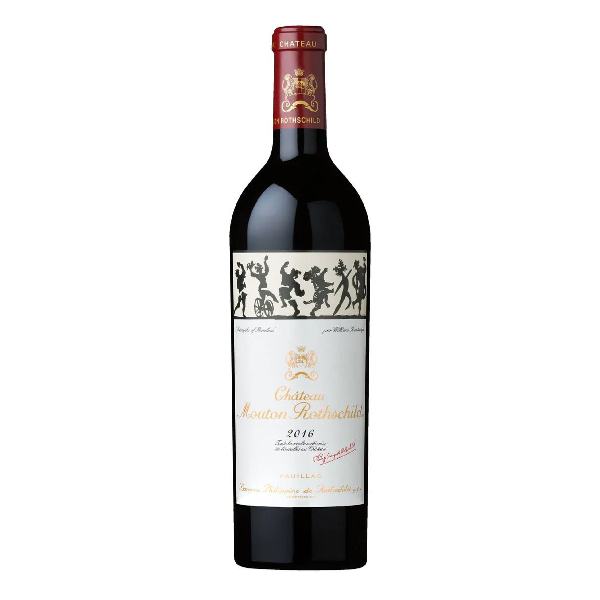 Chateau Mouton Rothschild Pauillac 2016 Wine (750mL) - Keg N Bottle