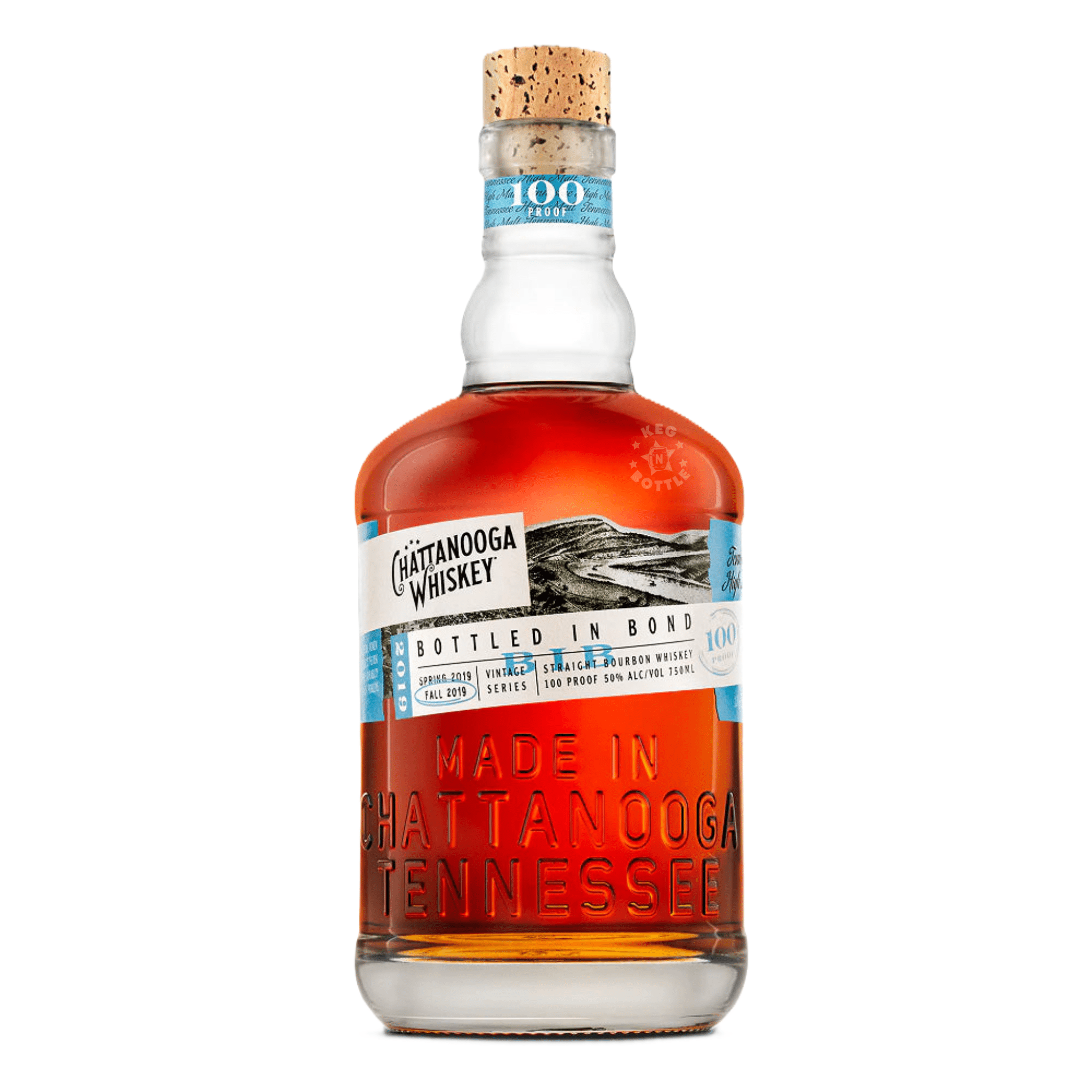 Chattanooga Bottled In Bond Tennessee Whiskey (750 mL) | Keg N Bottle