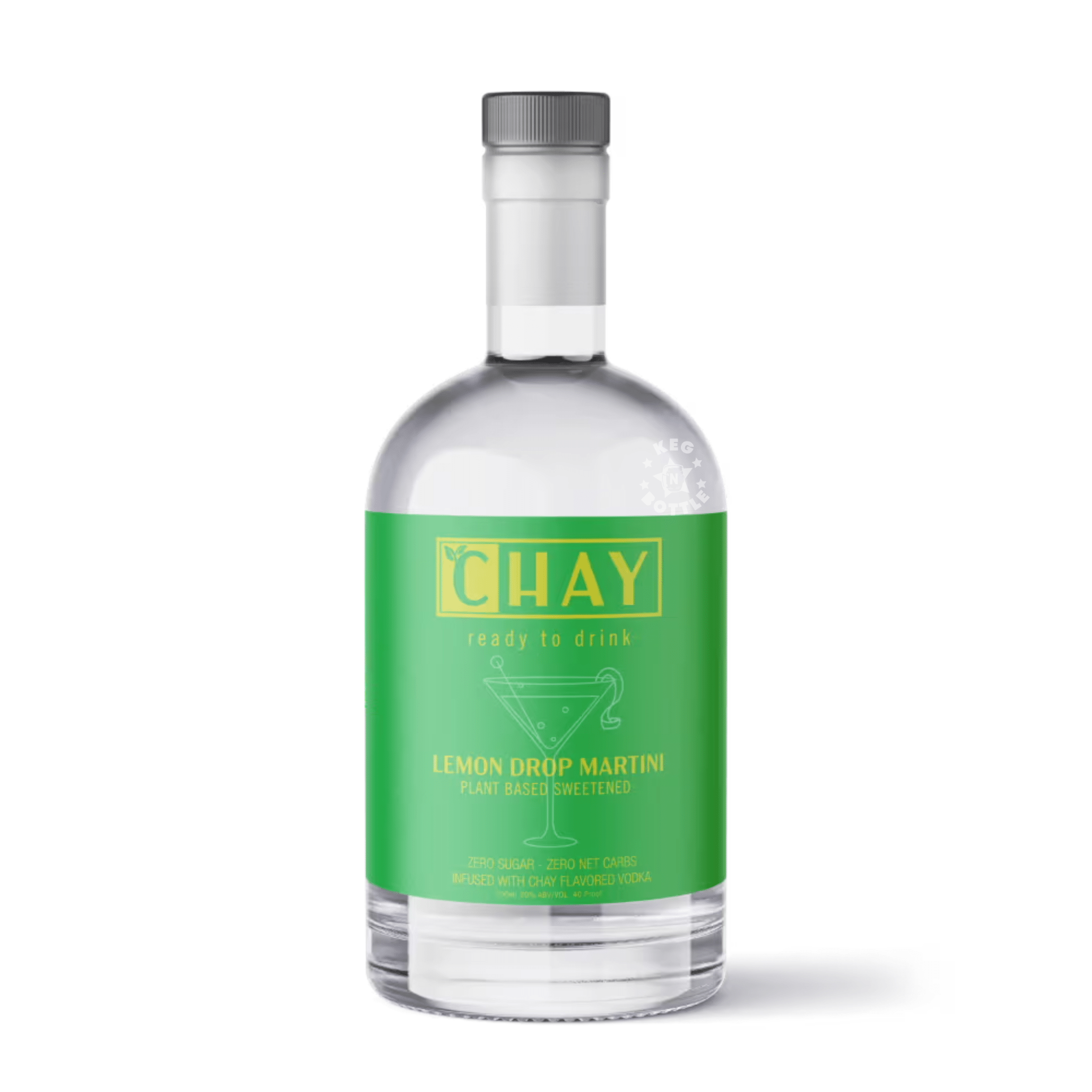 Chay Zero Sugar Lemon Drop Martini (750 ml) - Keg N Bottle