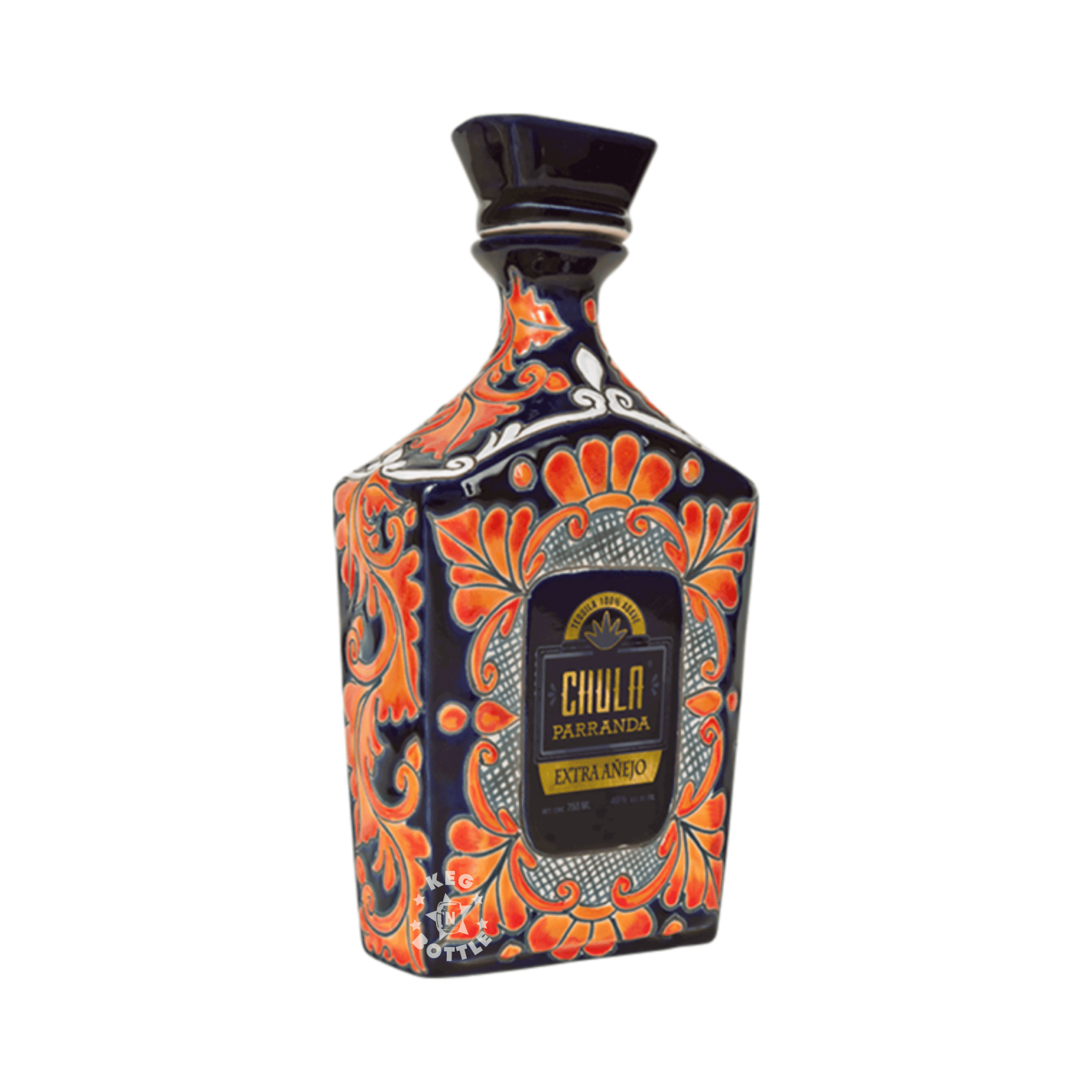 Chula Parranda Extra Anejo Artesanal Ceramic Tequila (750 ml) - Keg N Bottle