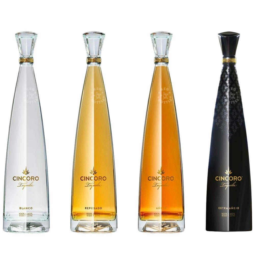 Cincoro Full Set Blanco, Reposado, Anejo, Extra Anejo (Michael Jordan) (4 x 750 ML) | Keg N Bottle