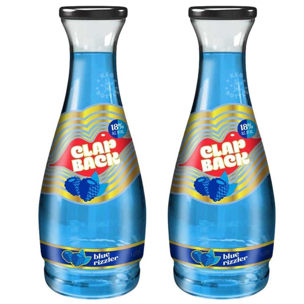 Clap Back Blue Rizzler Liqueur - 2 Pack (2 x 1 L) | Keg N Bottle