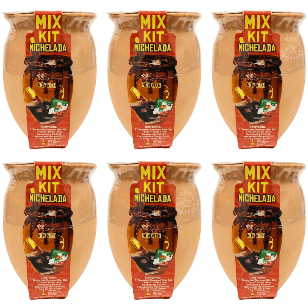 Clay Michelada Mix Kit Cup - 6 Pack