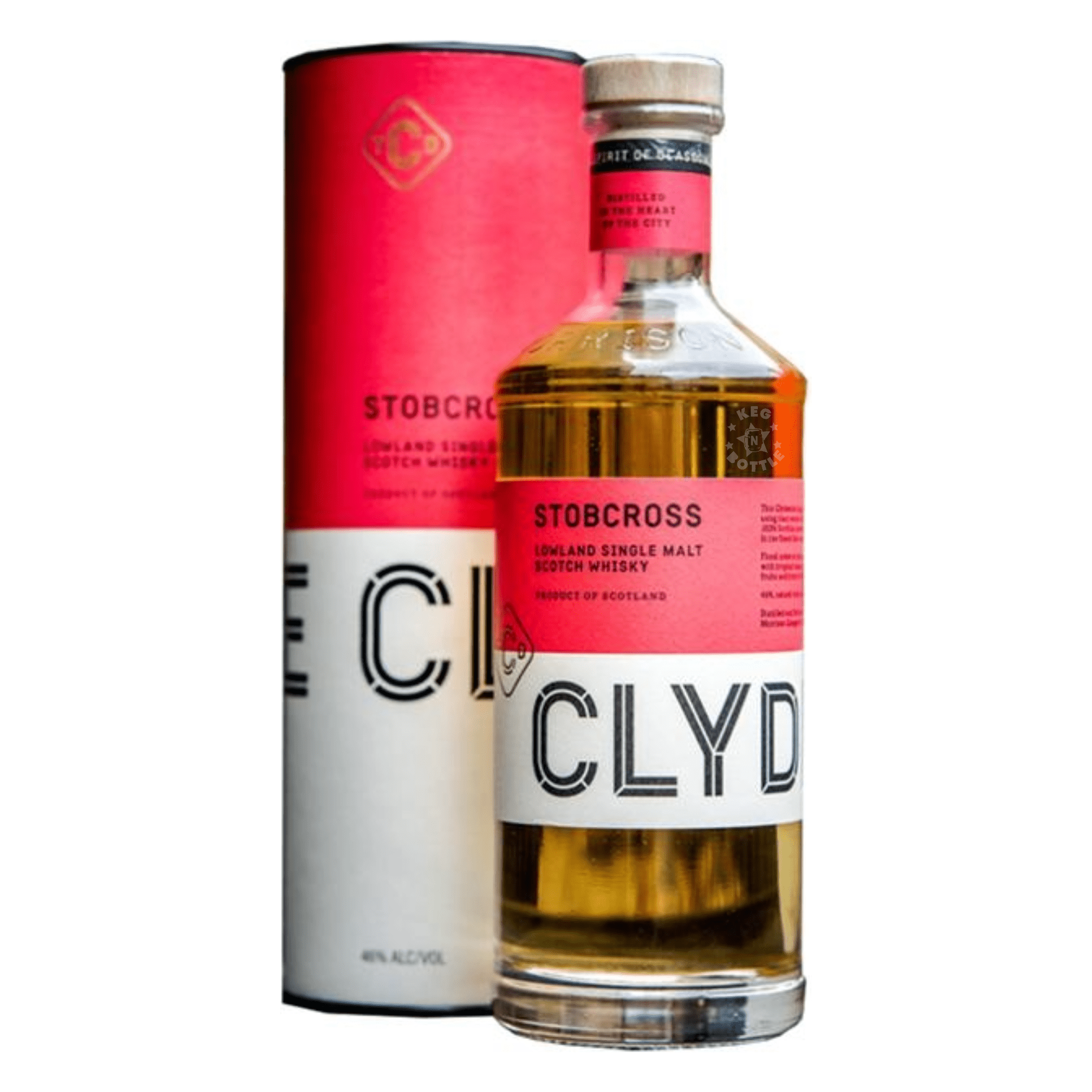 Clydeside Stobcross Lowland Single Malt Scotch Whisky (700 ml) | Keg N Bottle