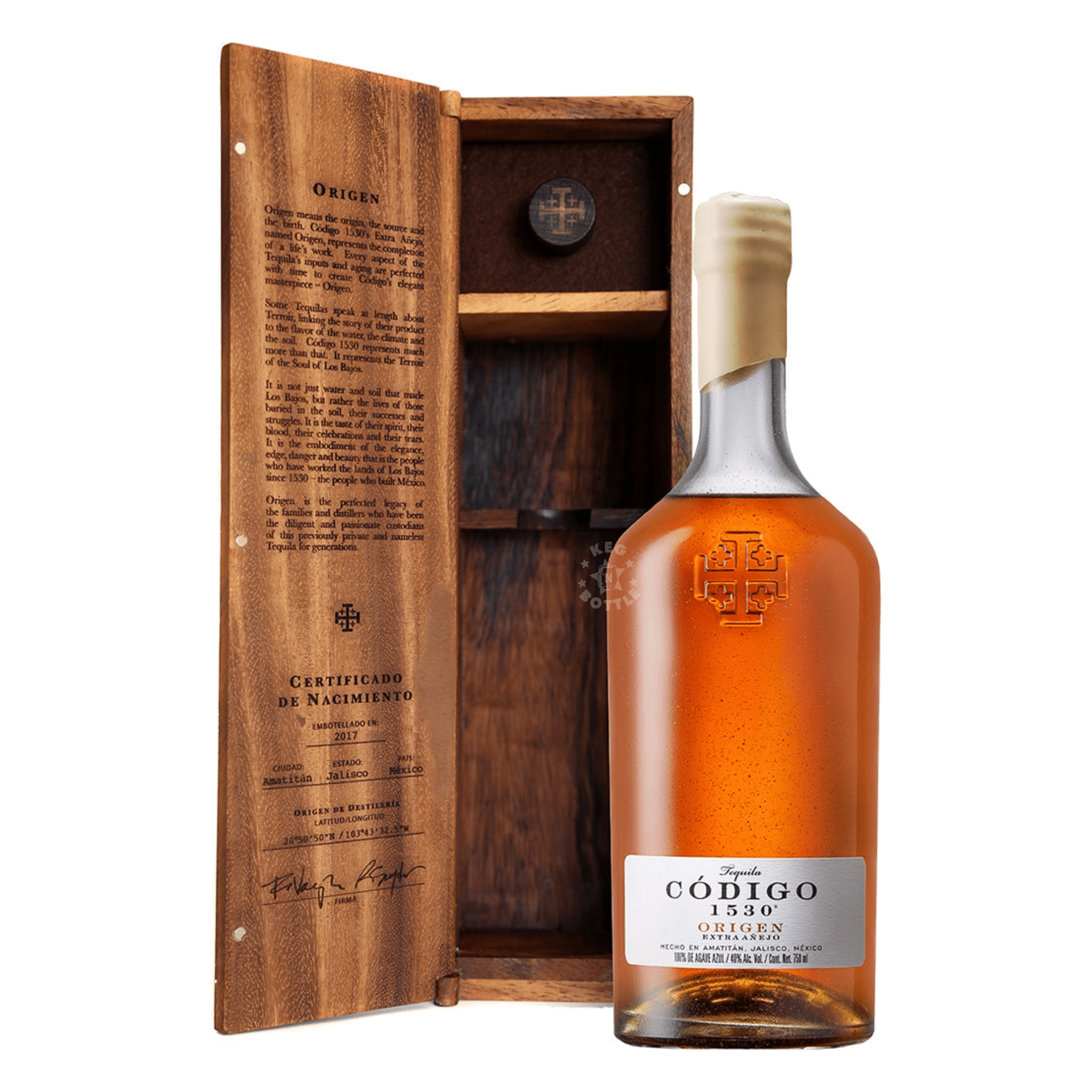 Codigo 1530 Origen Extra Anejo (750 ml) | Keg N Bottle
