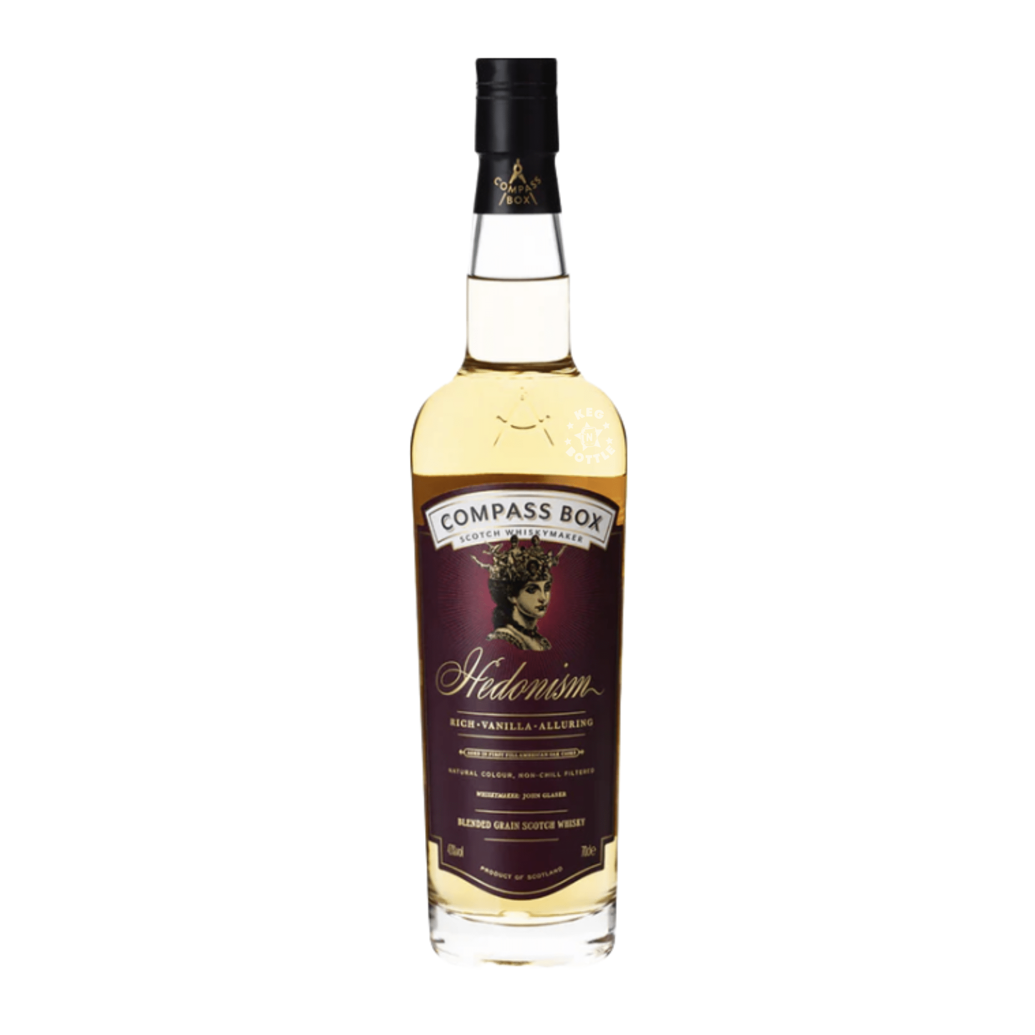 Compass Box Hedonism Blended Grain Scotch Whiskey (750 ml) - Keg N Bottle