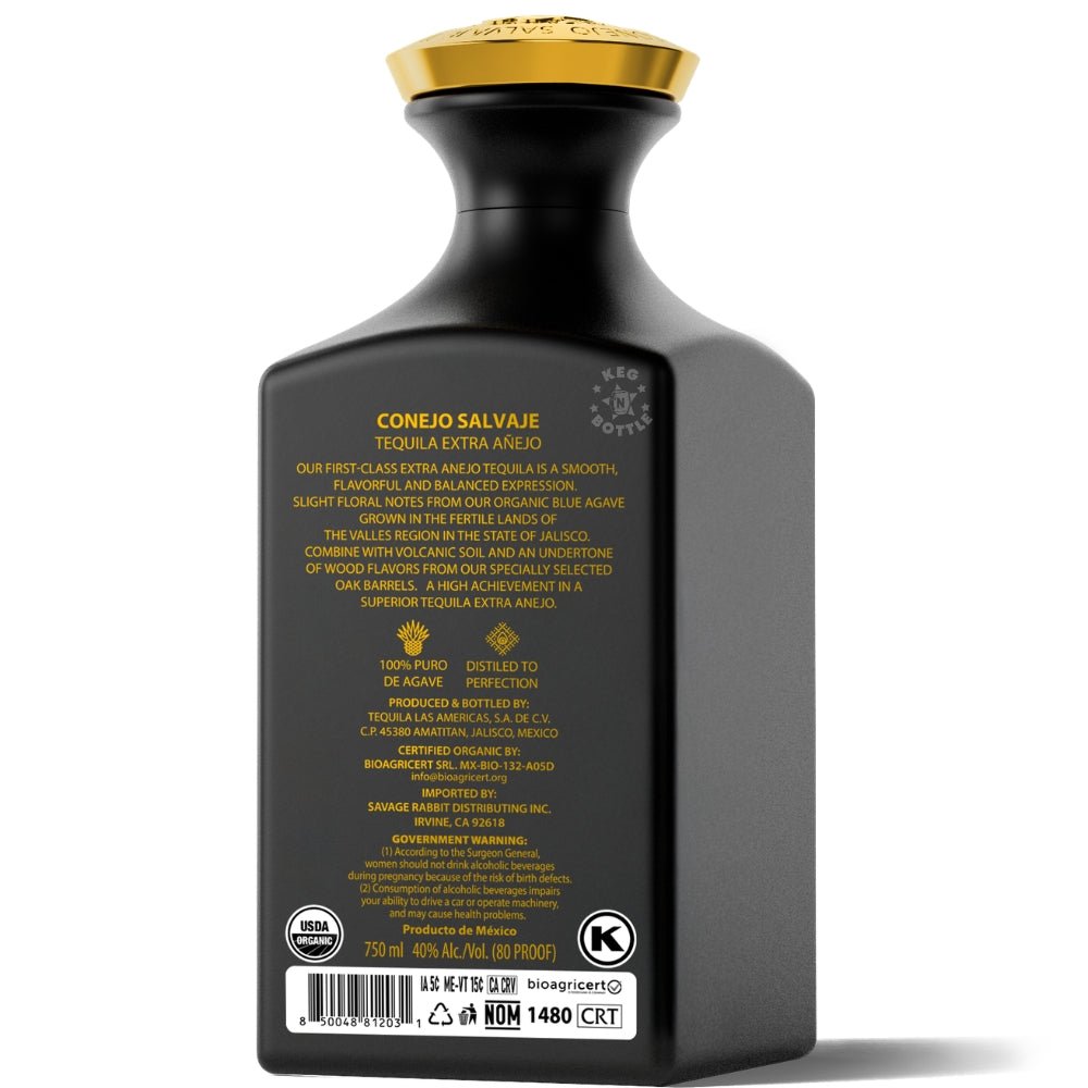 Conejo Salvaje Tequila Extra Añejo (750ml) | Keg N Bottle