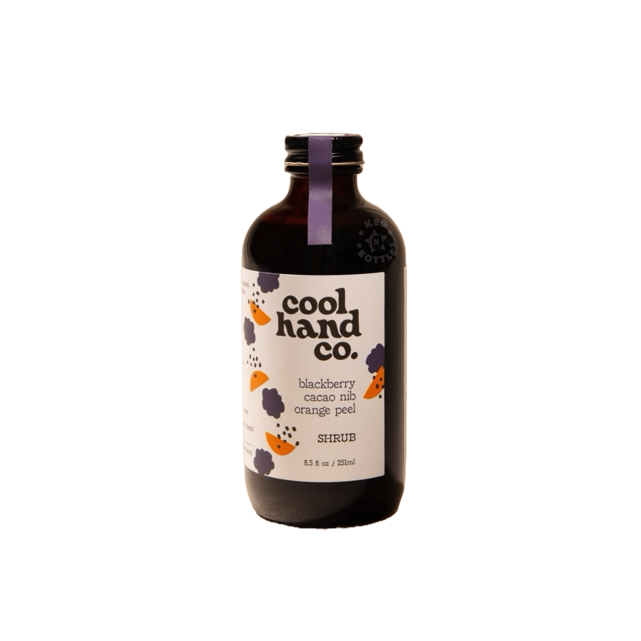 Cool Hand Co. Blackberry/Cacao/Orange Shrub (8.5 oz) - Keg N Bottle