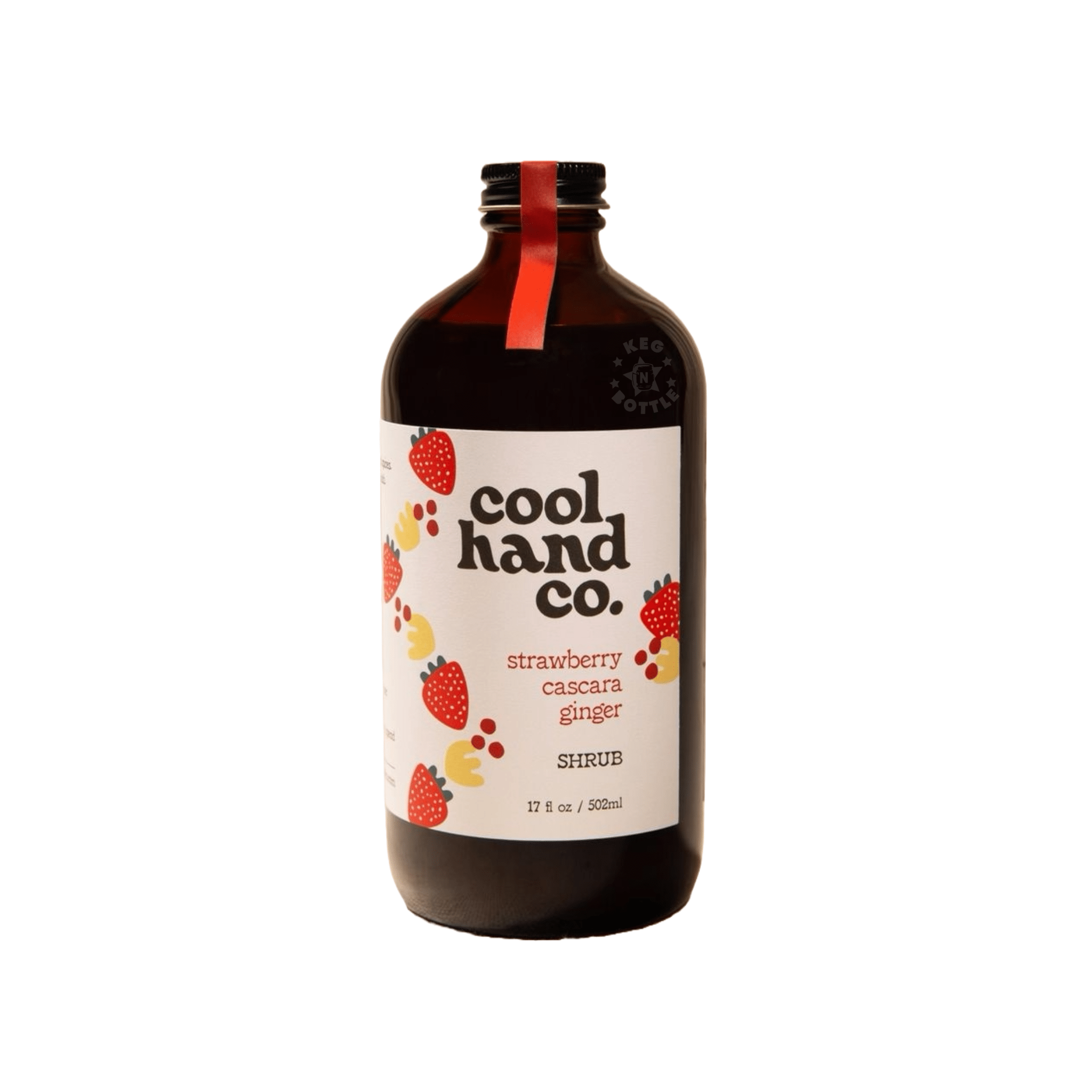 Cool Hand Co. Strawberry/Cascara/Ginger Shrub (17 oz) - Keg N Bottle