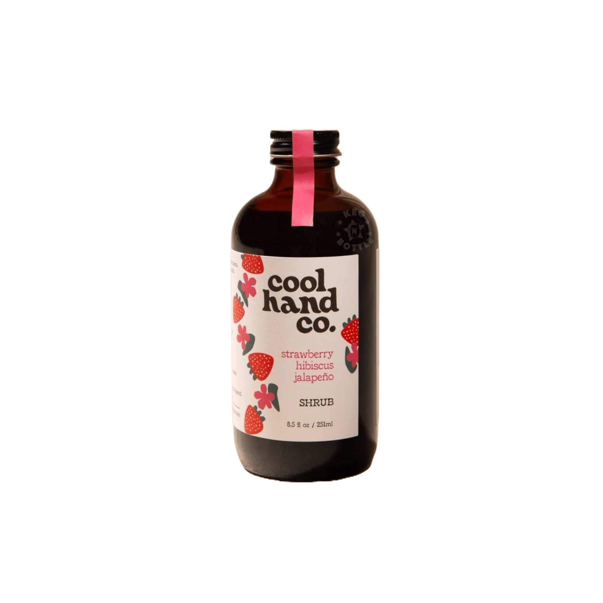 Cool Hand Co. Strawberry/Hibiscus/Jalapeno Shrub (8.5 oz) - Keg N Bottle