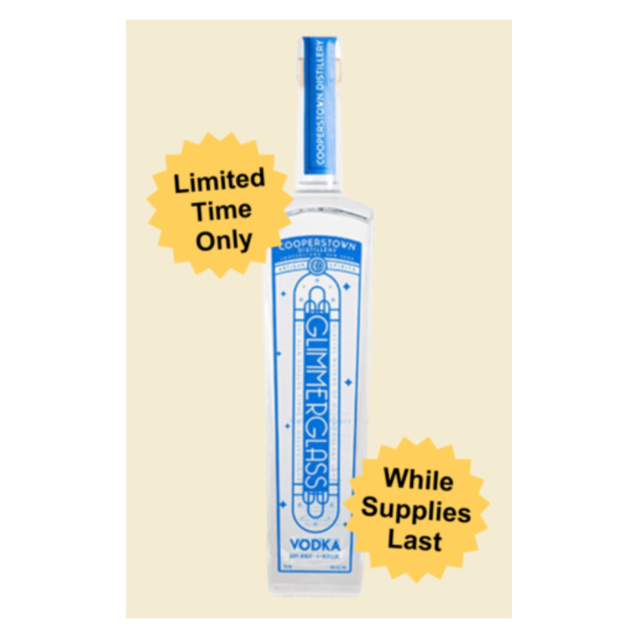 Cooperstown Distillery Glimmerglass Vodka (750 ml) - Keg N Bottle