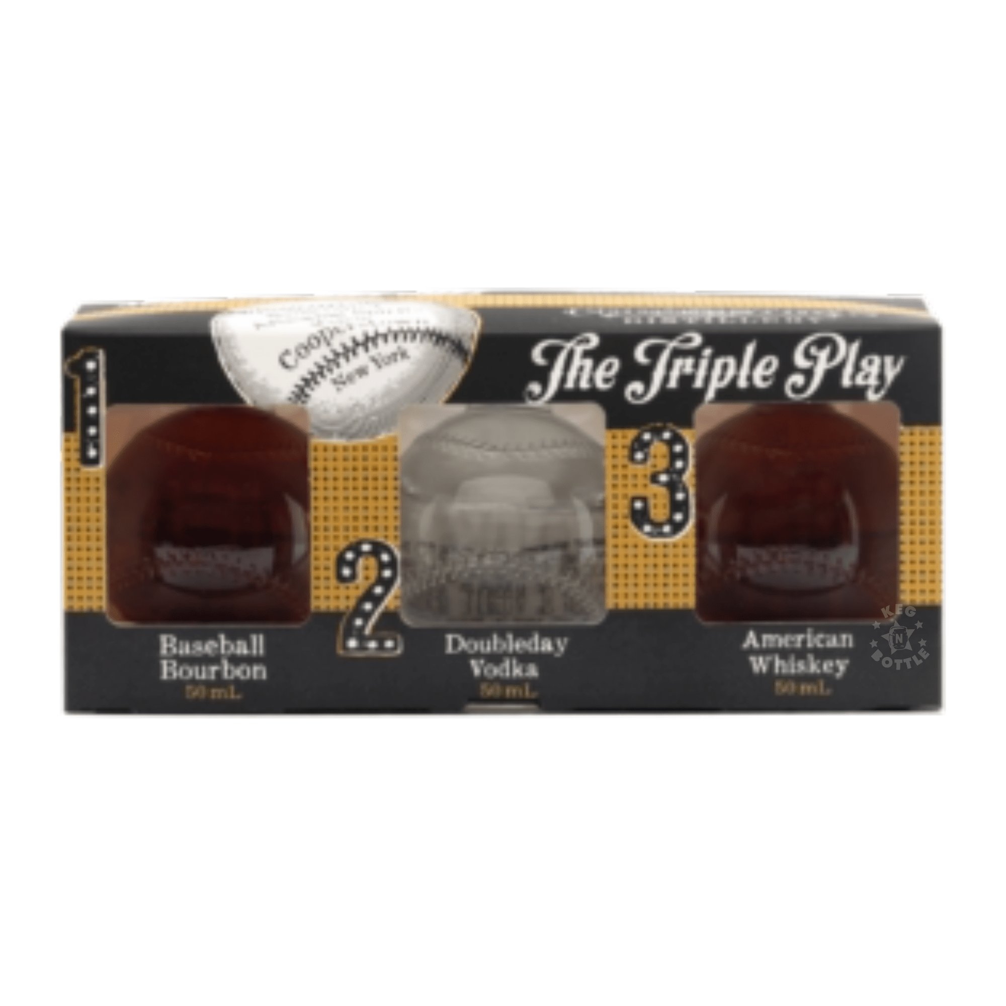 Cooperstown The Triple Play Mini Whiskey Set (3 x 50 mL) | Keg N Bottle