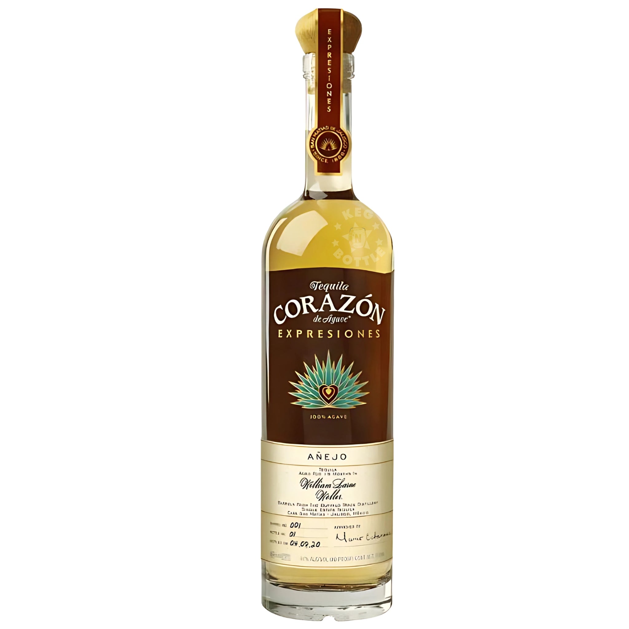 Corazón William Larue Weller Expresiones Anejo Tequila (750mL) - Keg N Bottle