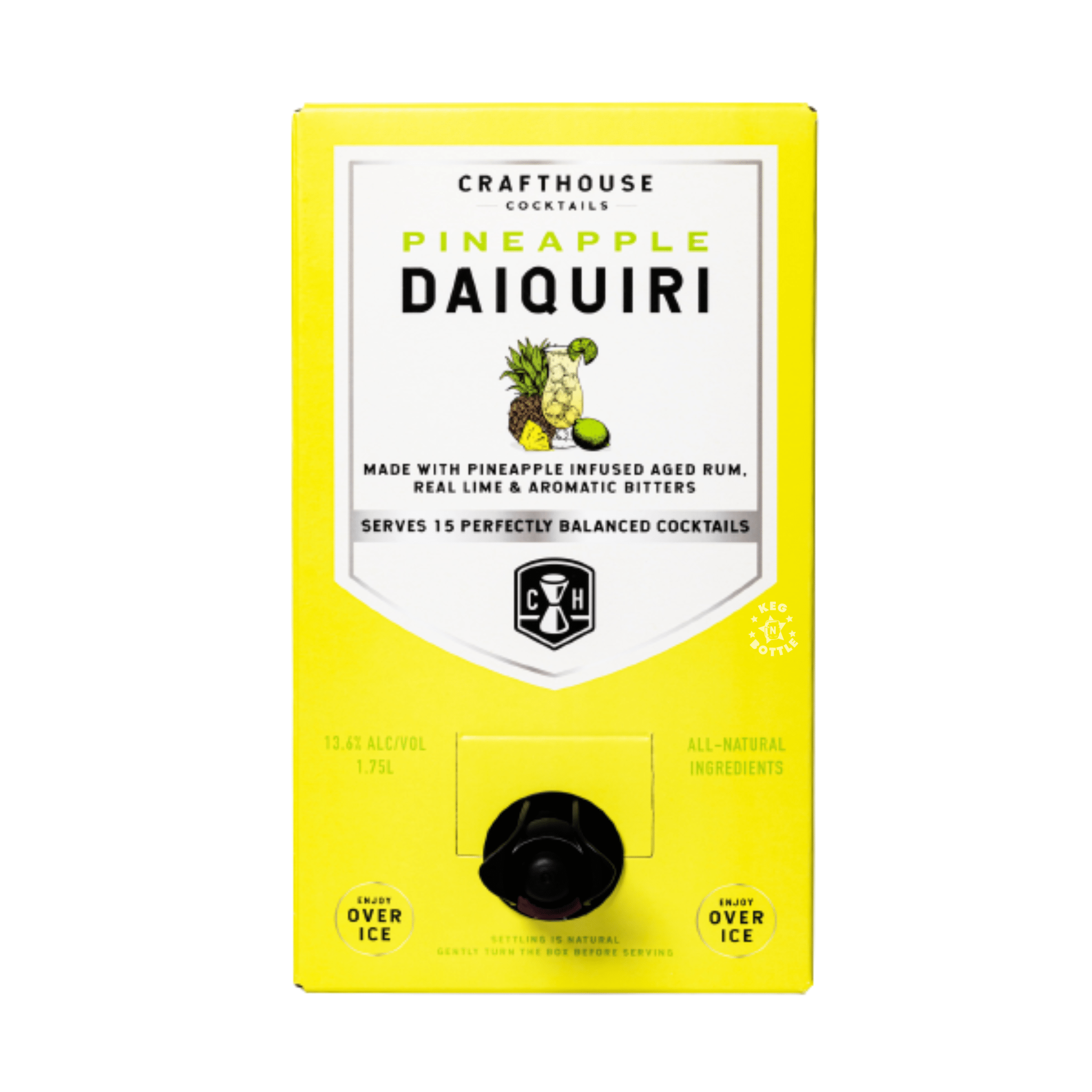 Crafthouse Cocktails Pineaple Daiquiri (1.75 L) - Keg N Bottle