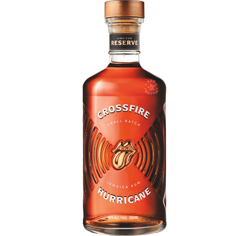 Crossfire Hurricane Gold Rum Small Batch Reserve 80 proof bottle 700ml