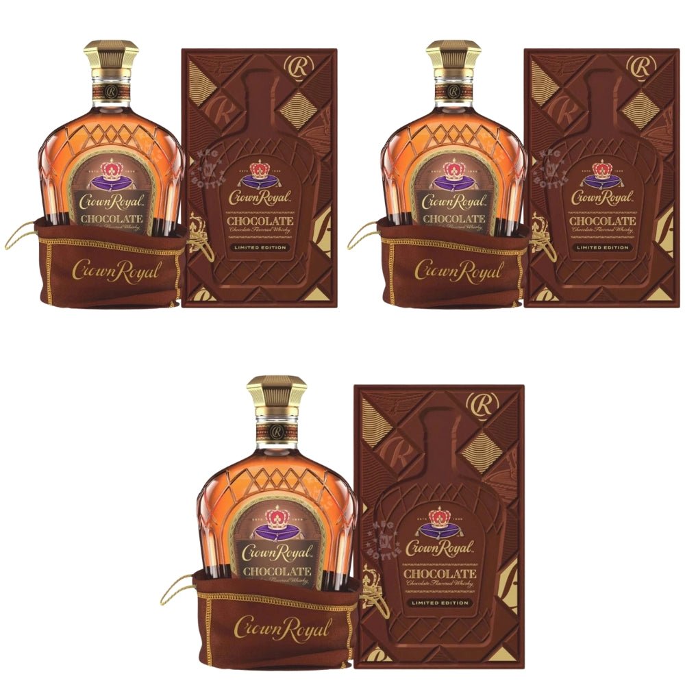 Crown Royal Chocolate Canadian Whiskey 3-Pack Limited Edition (3 x 750 ml)