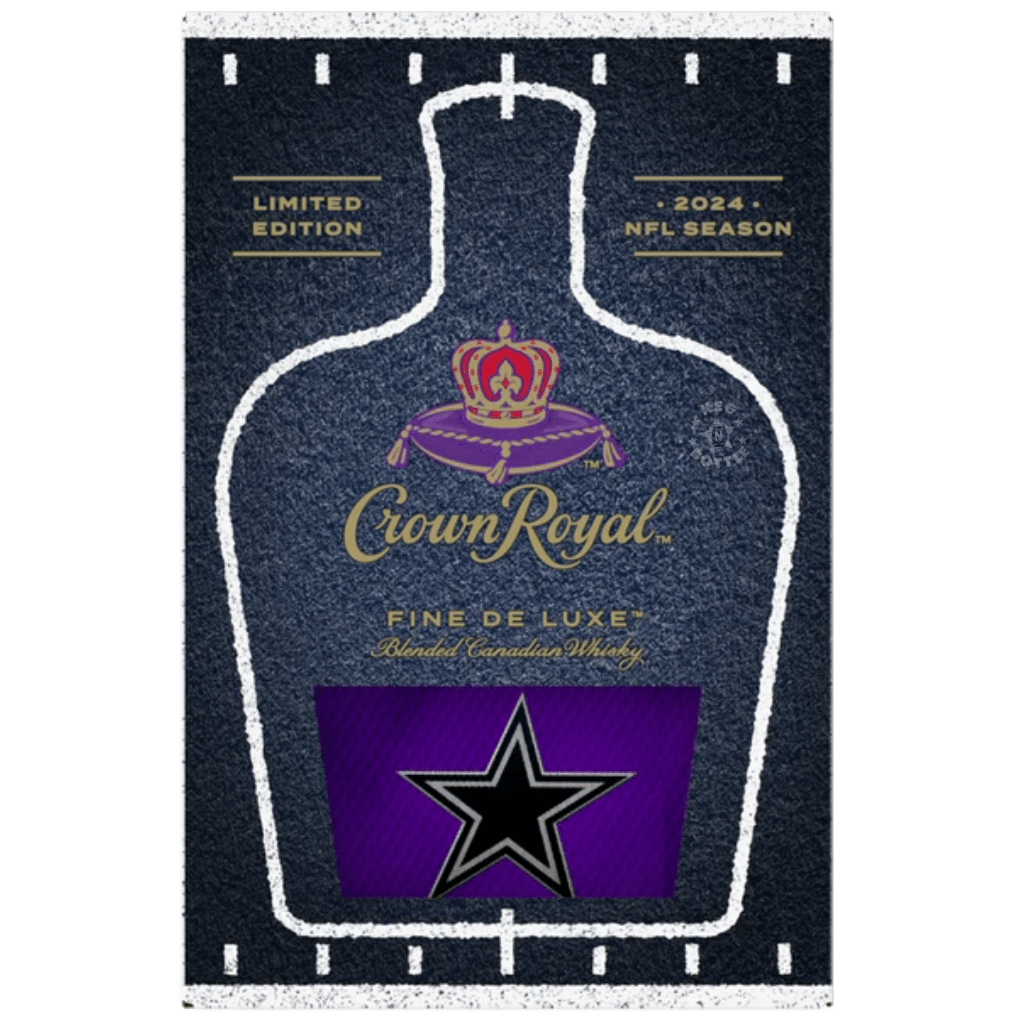 Crown Royal Whiskey Dallas Cowboys Edition (750mL) - Keg N Bottle