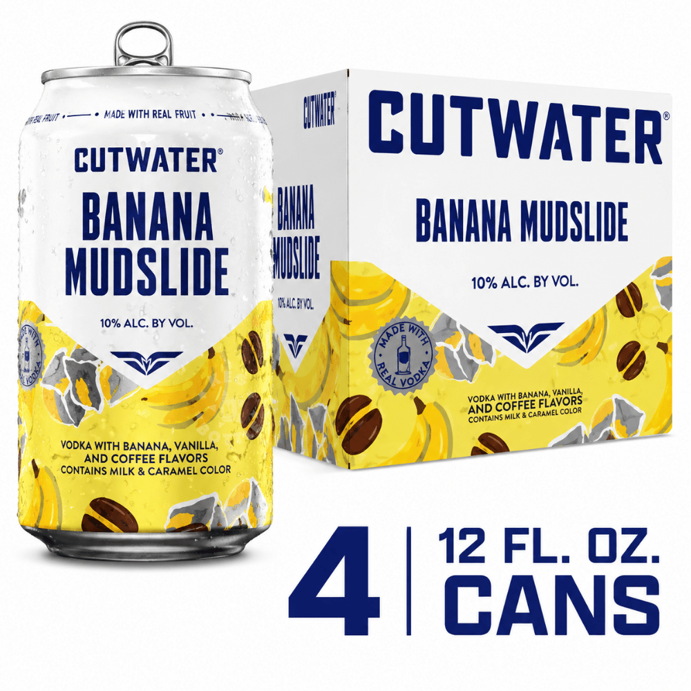 Cutwater Banana Mudslide ready to drink cocktail 4 pack 12oz cans