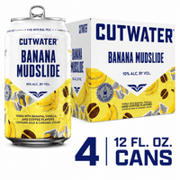 Cutwater Banana Mudslide Cocktail 4-Pack 12oz Cans