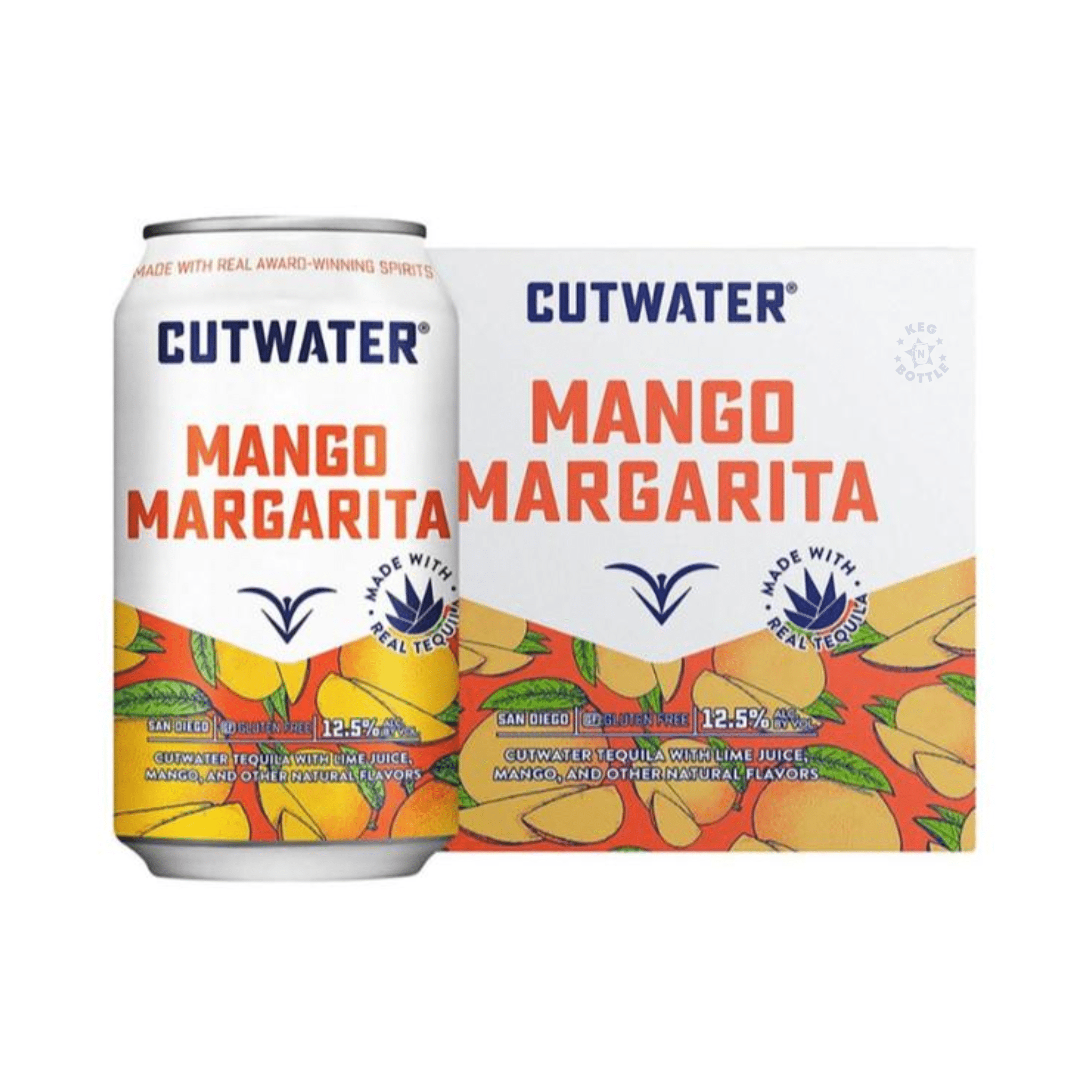 Cutwater Mango Margarita (4 Pack) - Keg N Bottle