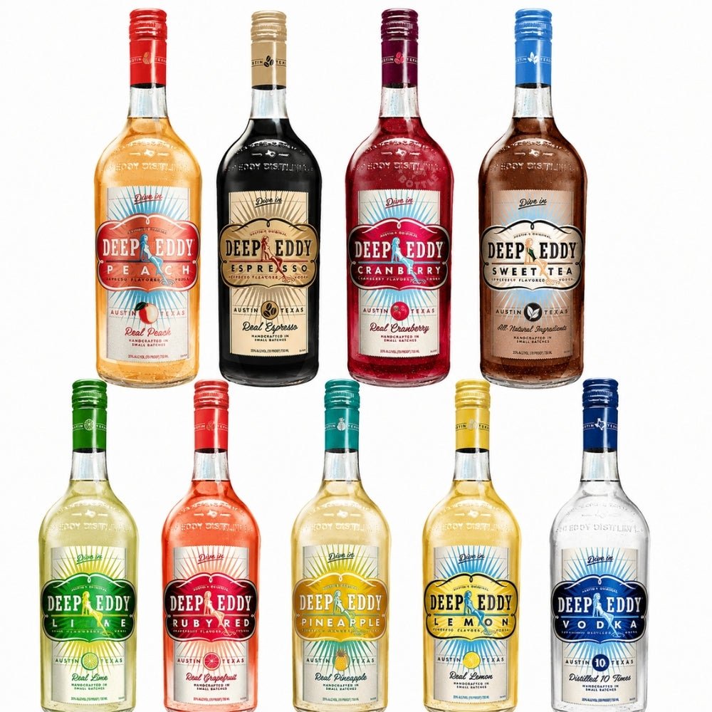 Deep Eddy Vodka 9 Flavor Bundle (9 x 750mL)