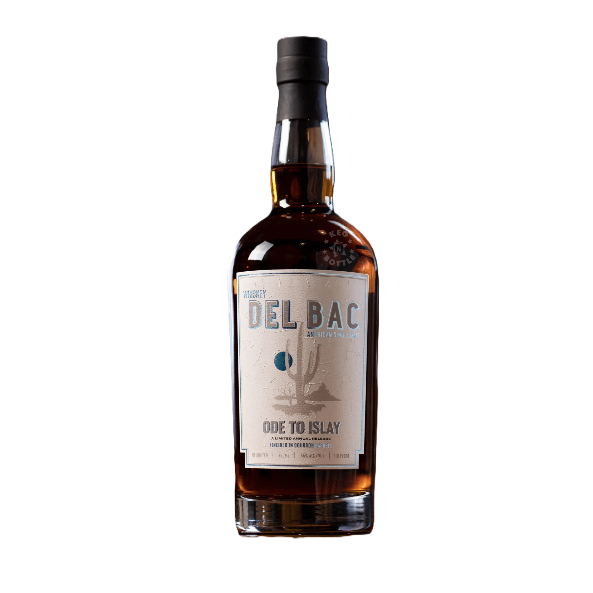 Del Bac Ode to Islay American Single Malt Whiskey (750 mL) | Keg N Bottle