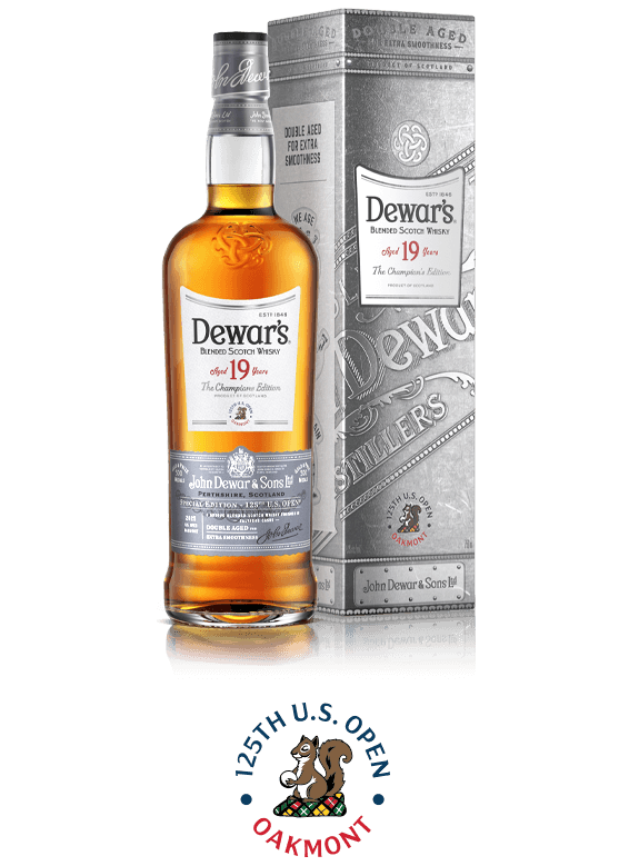 Dewars 19 Year 125th U.S. Open Oakmont Limited Edition Blended Scotch Whiskey (750mL) | Keg N Bottle