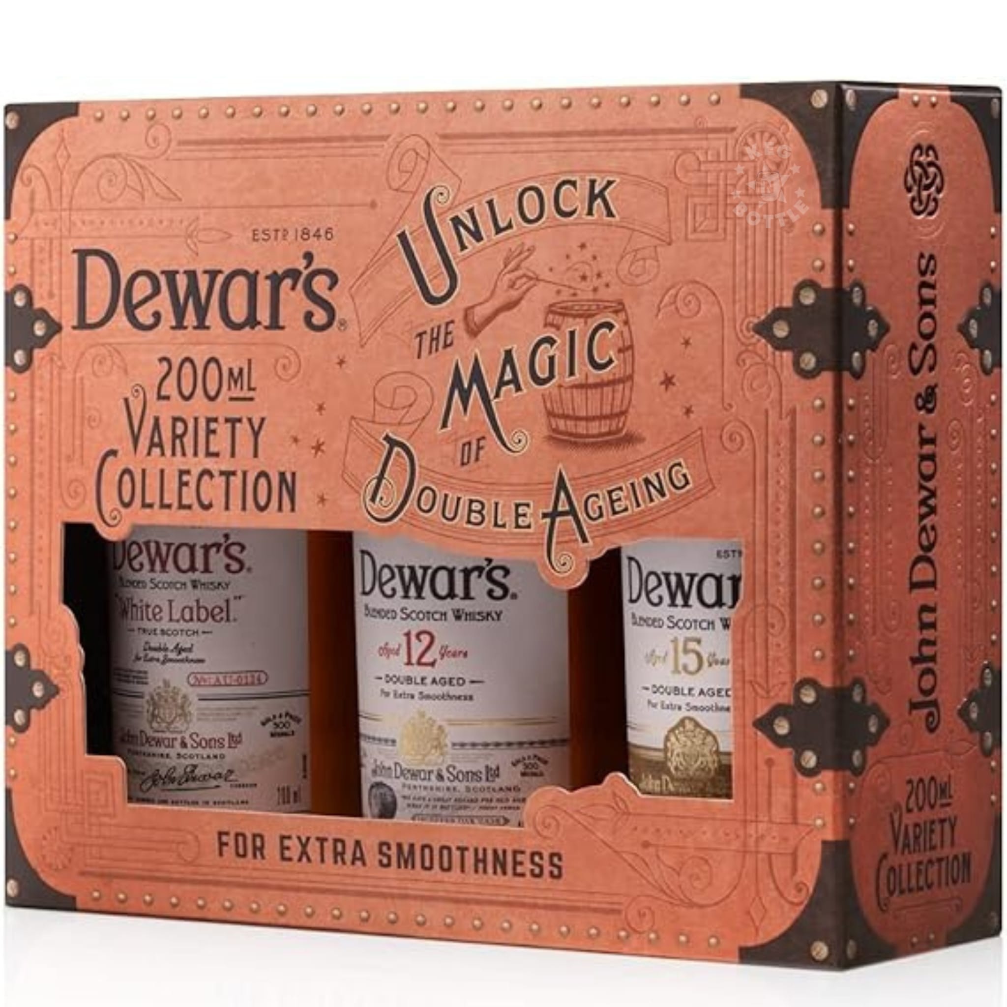Dewar's Scotch Whisky Variety Collection - 3 Pack (3 x 200 ml)