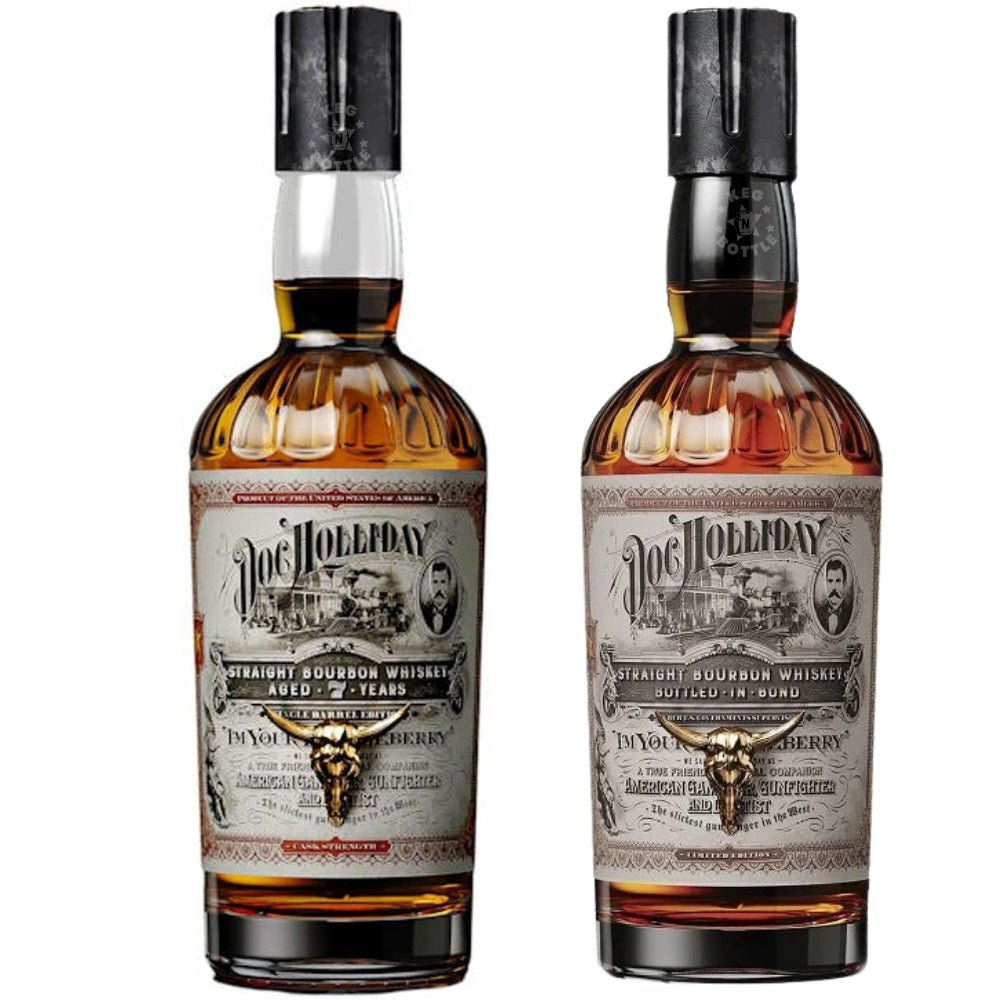 Doc Holliday Bourbon Combo Pack with Bottled in Bond and 7 Year Straight Bourbon 750ml