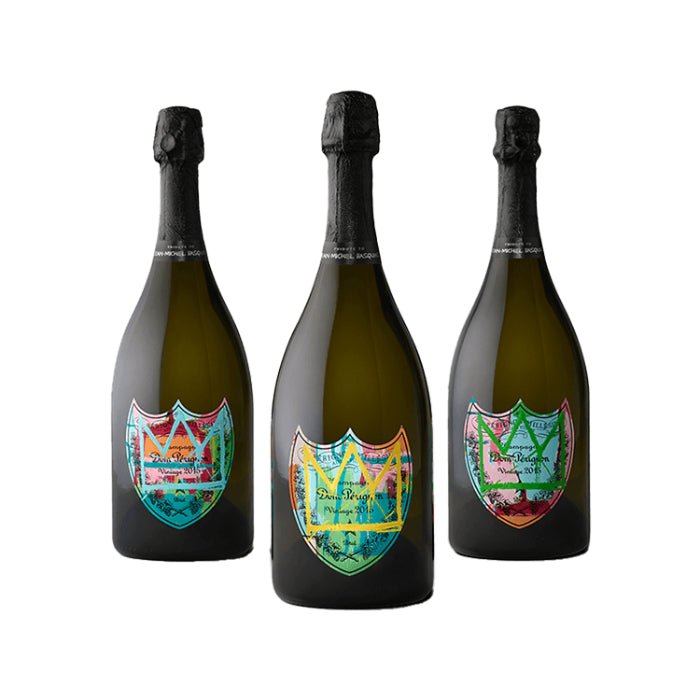 Dom Perignon 2015 Jean - Michel Basquiat Full Set Limited Edition Champagne (3x750mL) | Keg N Bottle