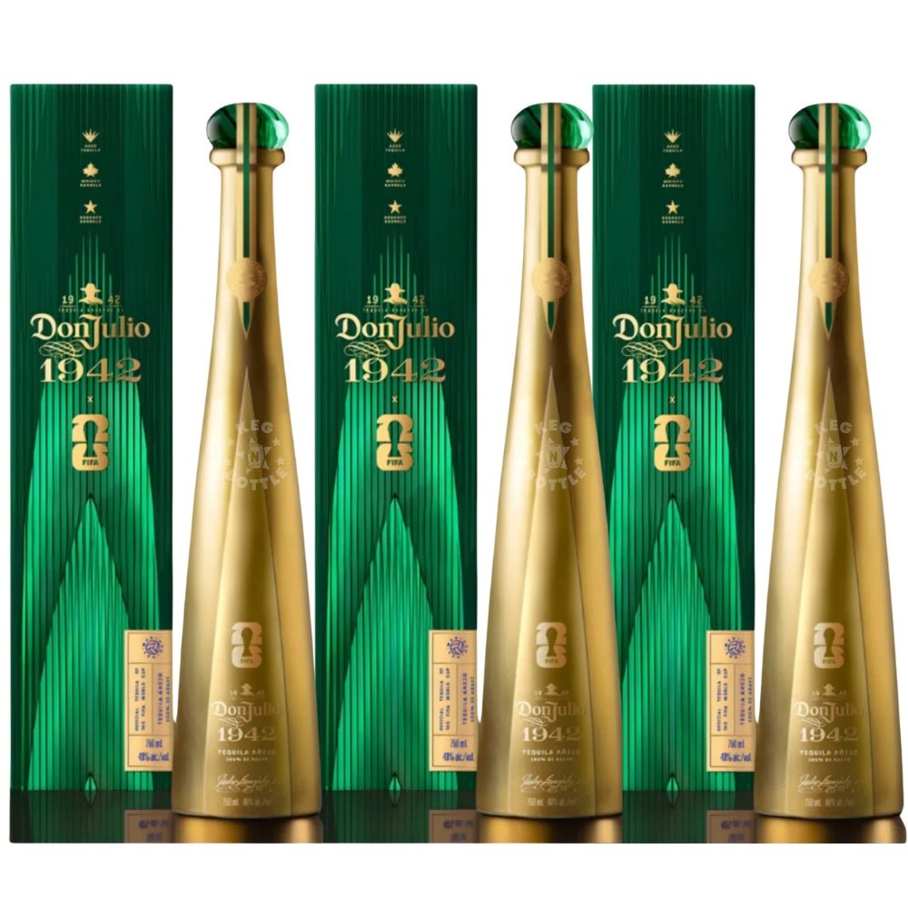 Don Julio 1942 Anejo Tequila FIFA World Cup 2026 Limited Edition - 3 Pack (3x750mL) | Keg N Bottle