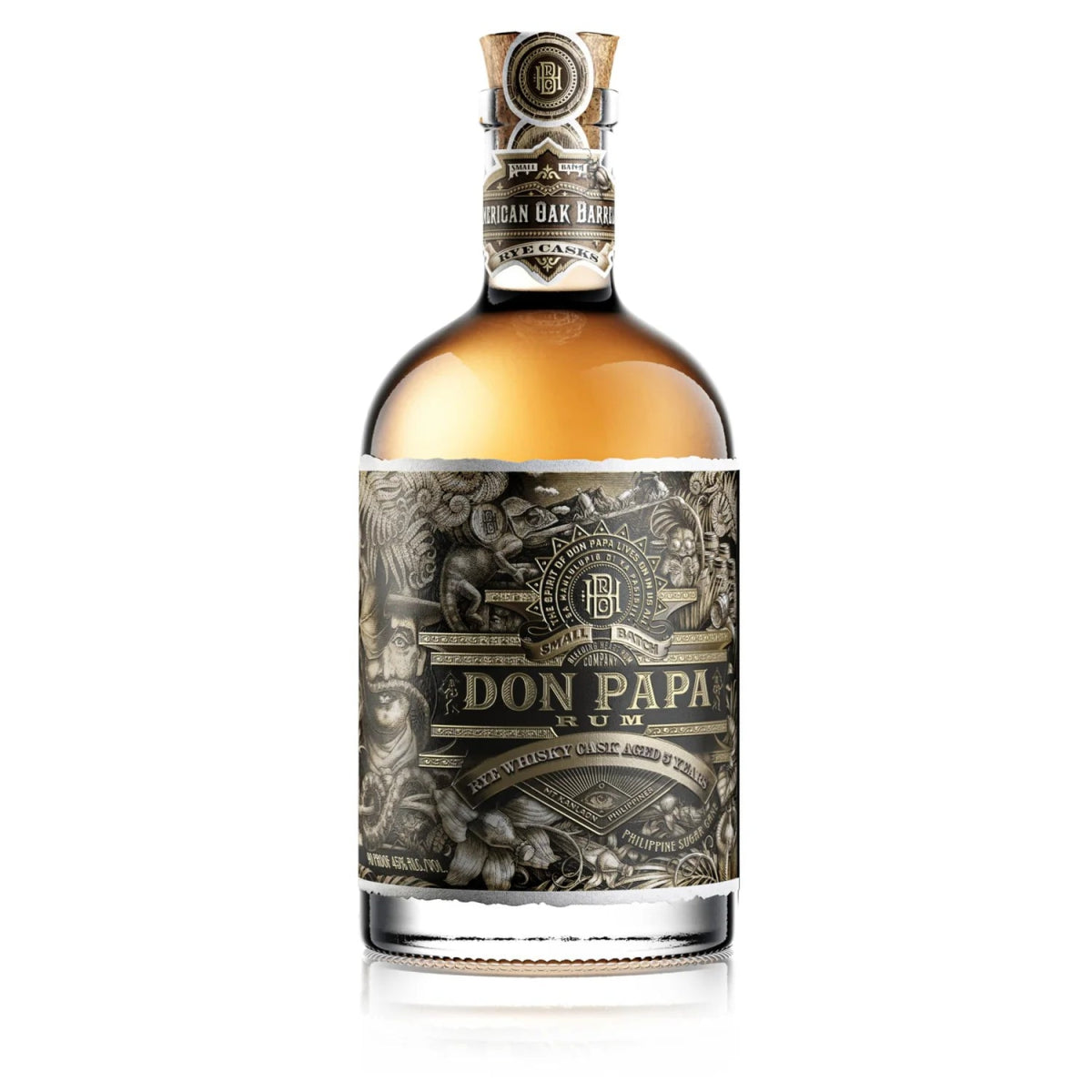 Don Papa 5 Year Small Batch Rum (750mL) | Keg N Bottle