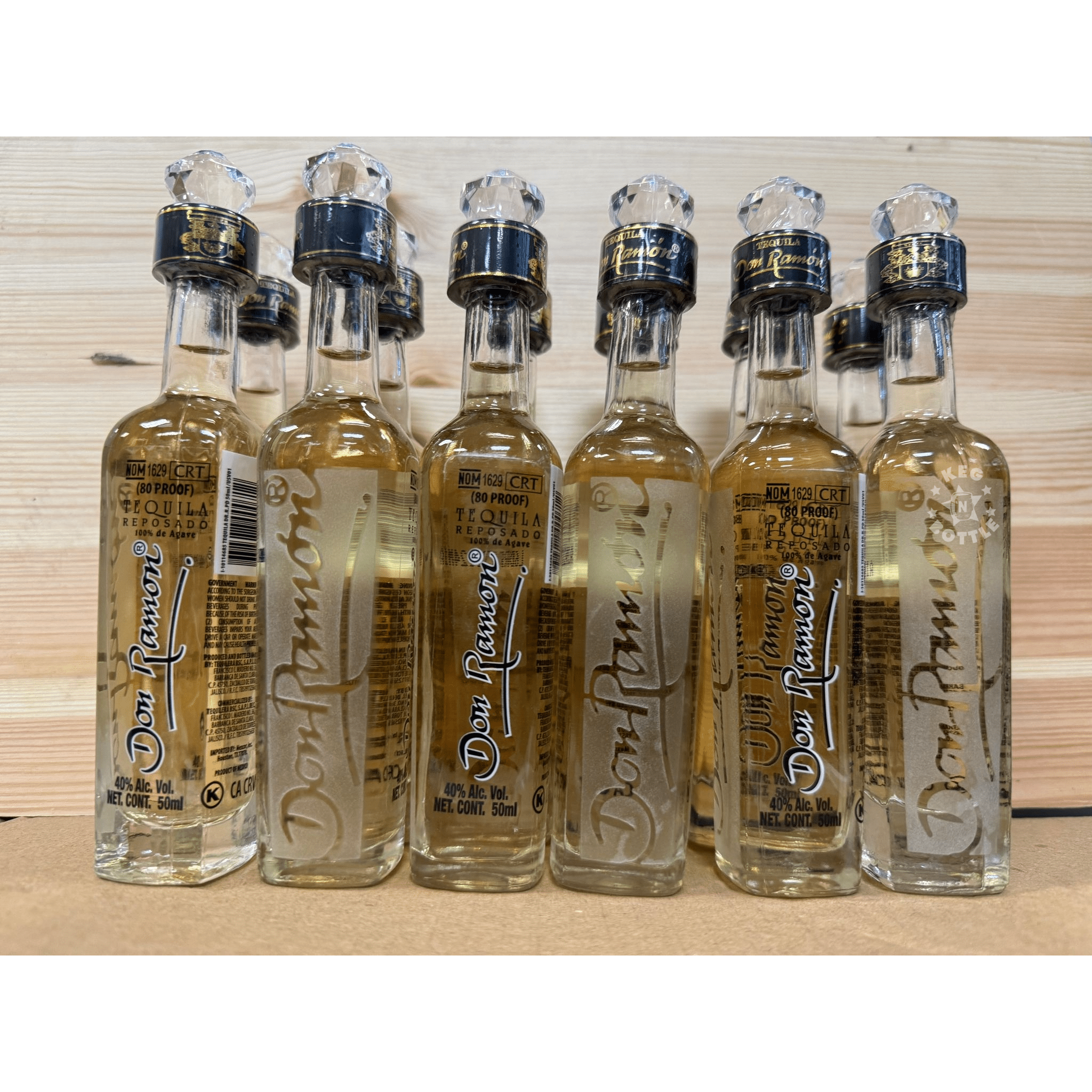 Don Ramon Miniature Reposado Tequila (12 x 50 ml) - Keg N Bottle