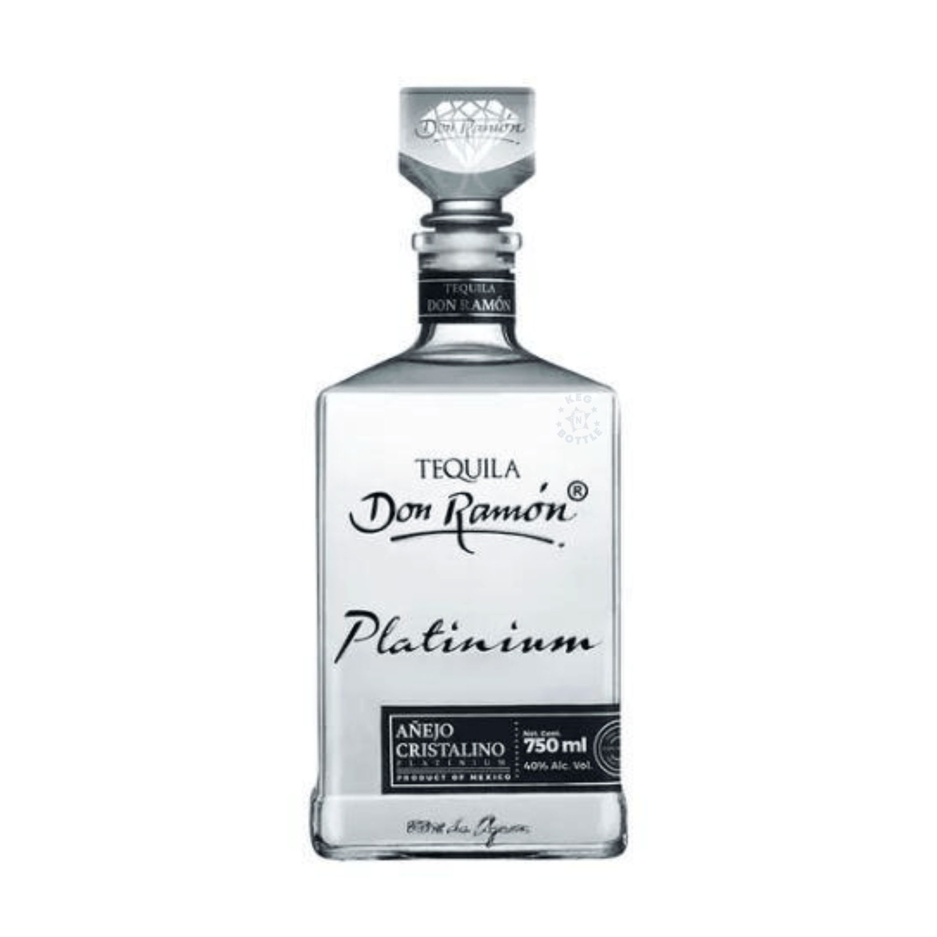 Don Ramon Platinum Anejo Cristalino Tequila (750 ml) | Keg N Bottle