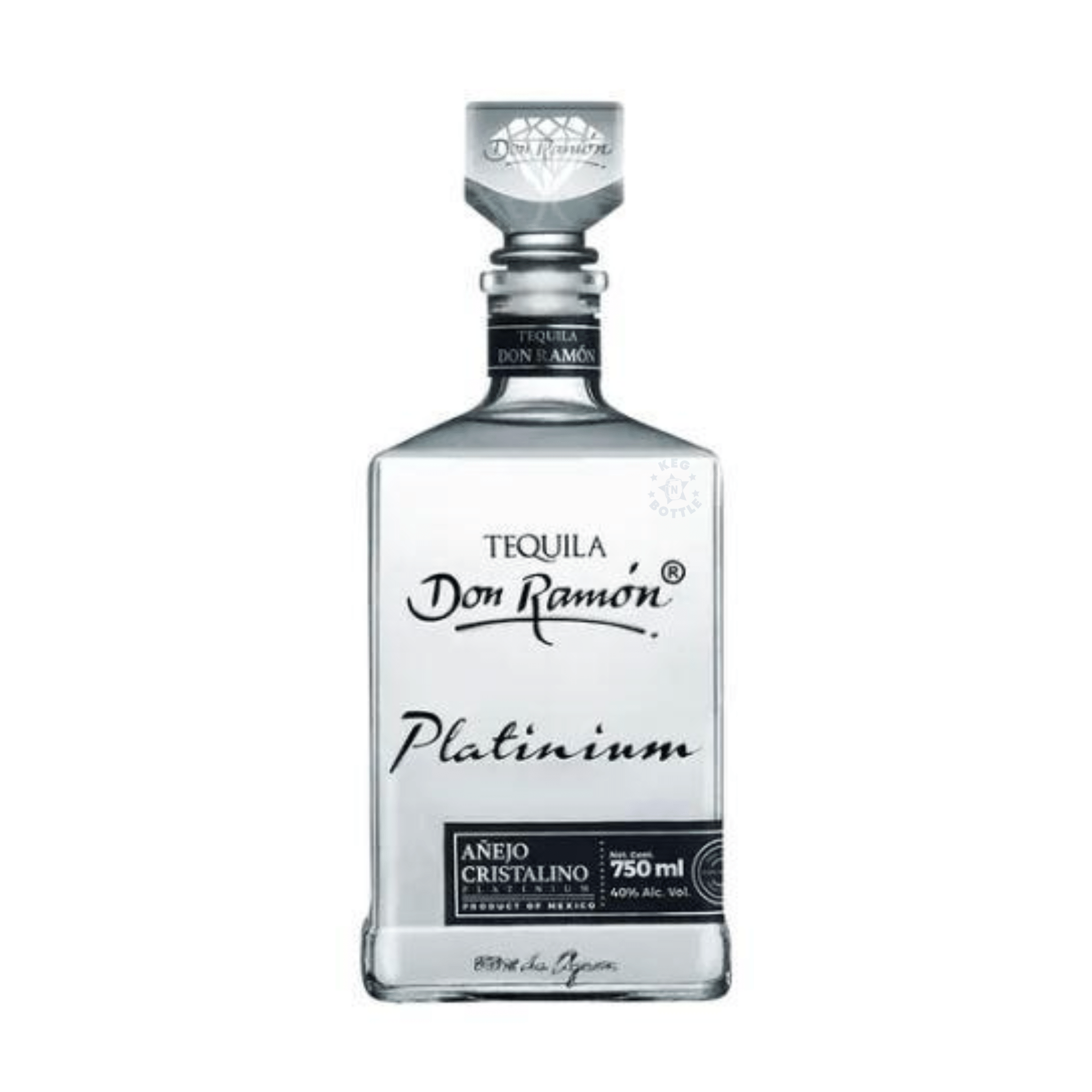 Don Ramon Platinum Anejo Cristalino Tequila (750 ml) - Keg N Bottle