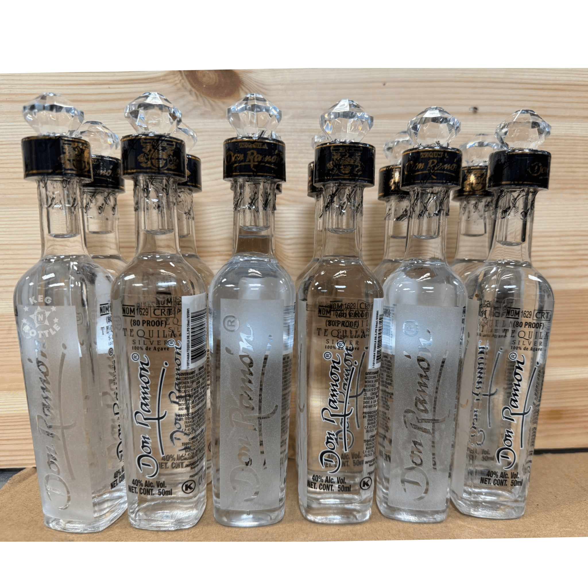 Don Ramon Silver Tequila Miniatures (12 x 50ml) - Keg N Bottle