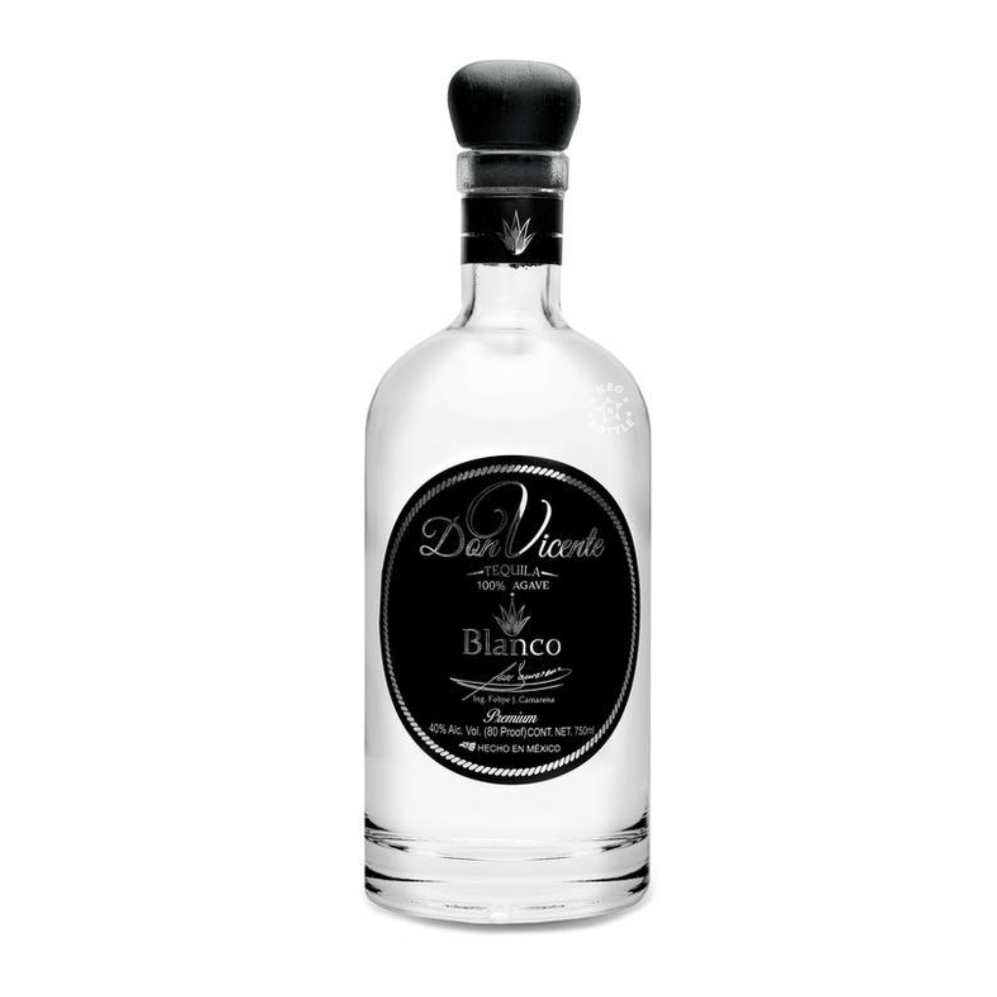 Don Vicente Blanco Tequila (750 ml) - Keg N Bottle